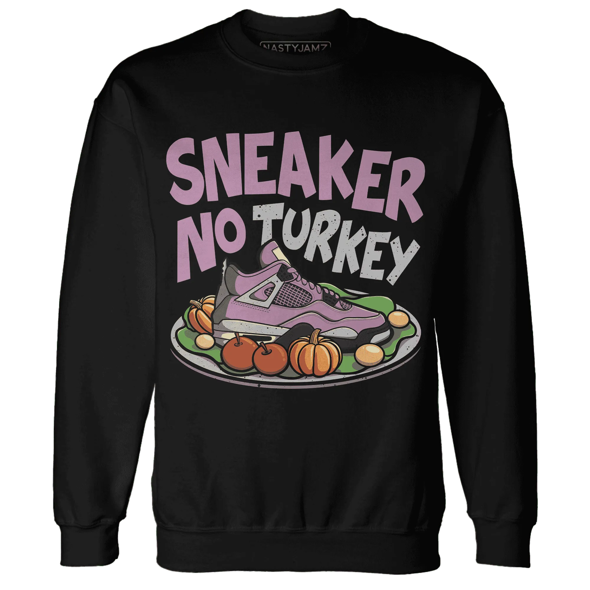 Orchid-Neutral-Grey-Black-White-4s-NastyJamz-Sweatshirt-Match-Sneaker-No-Turkey