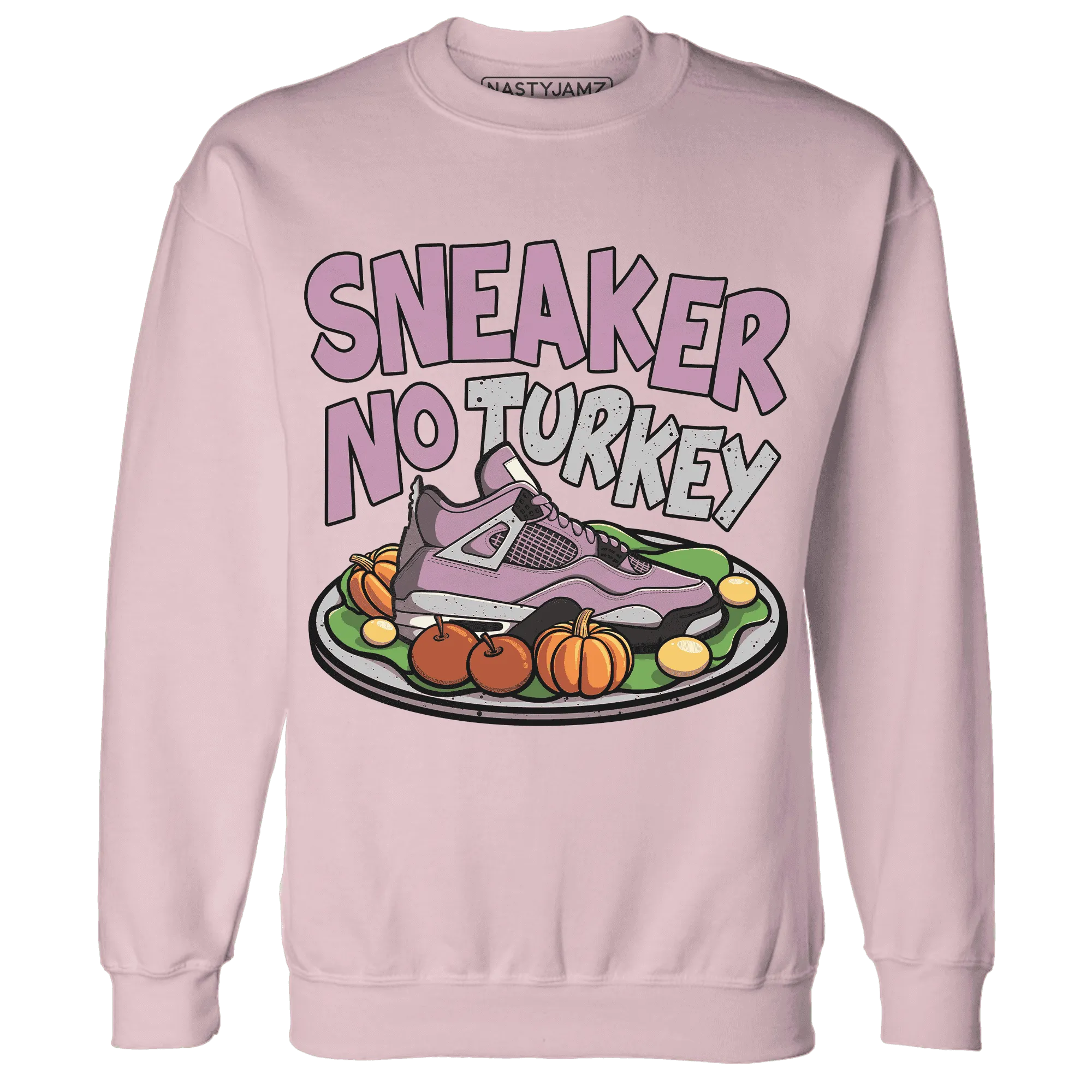 Orchid-Neutral-Grey-Black-White-4s-NastyJamz-Sweatshirt-Match-Sneaker-No-Turkey