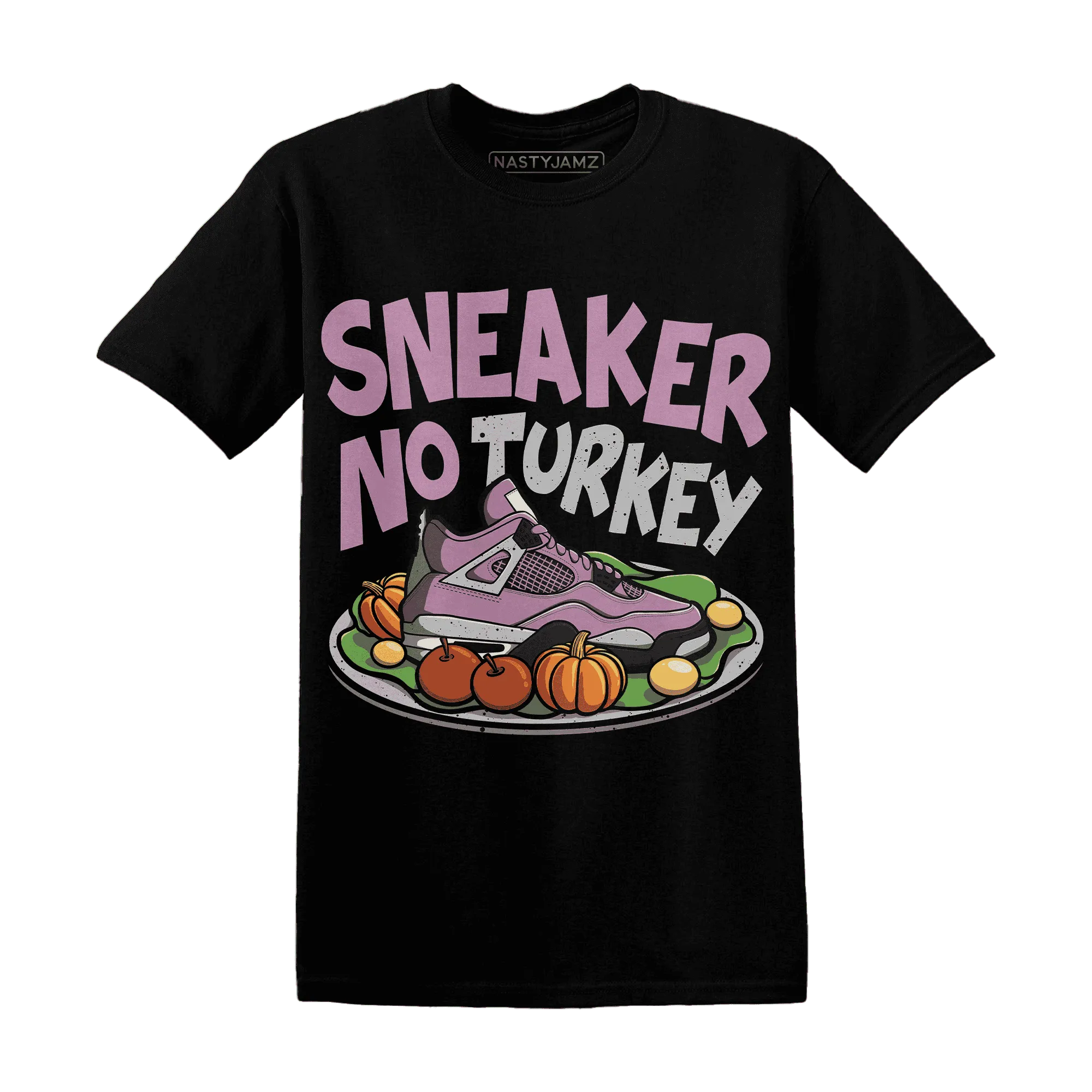 Orchid-Neutral-Grey-Black-White-4s-NastyJamz-T-Shirt-Match-Sneaker-No-Turkey