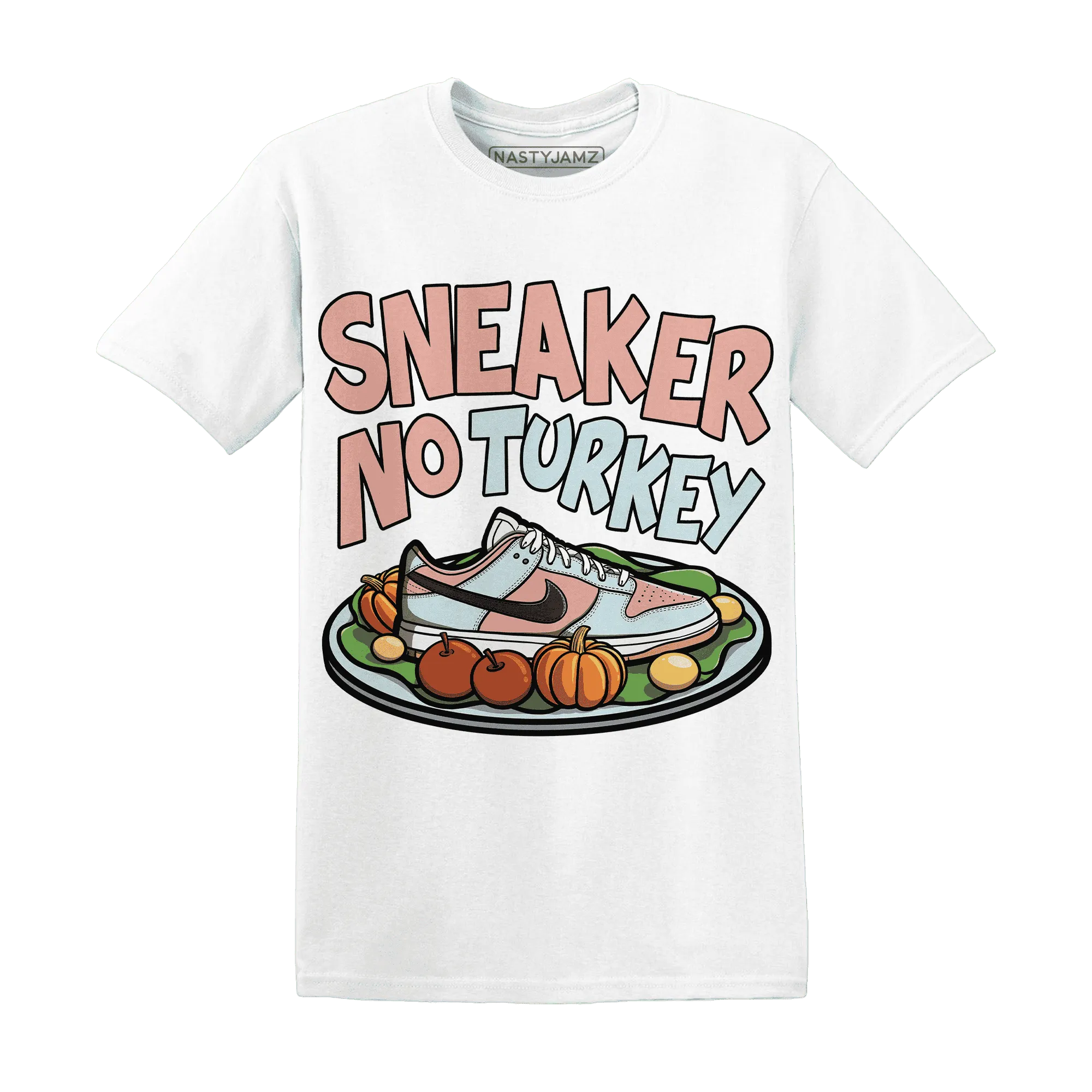 Dunk-Low-Glacier-Blue-Arctic-Orange-NastyJamz-T-Shirt-Match-Sneaker-No-Turkey