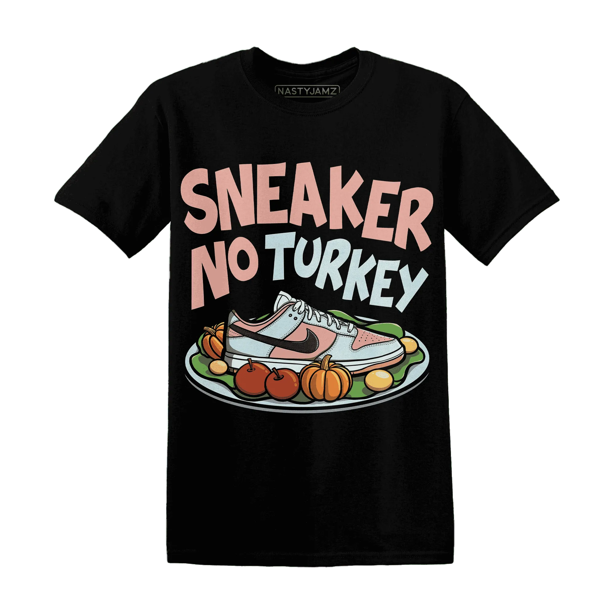 Dunk-Low-Glacier-Blue-Arctic-Orange-NastyJamz-T-Shirt-Match-Sneaker-No-Turkey
