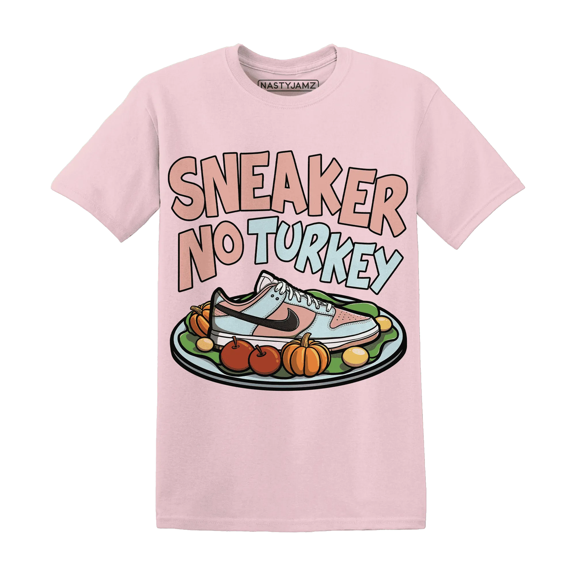 Dunk-Low-Glacier-Blue-Arctic-Orange-NastyJamz-T-Shirt-Match-Sneaker-No-Turkey