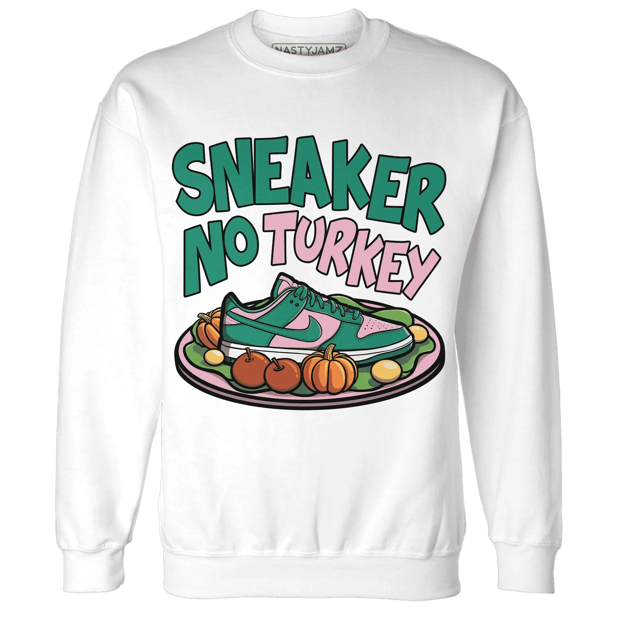 Dunk-Pink-Malachite-Medium-Soft-Low-Sail-NastyJamz-Sweatshirt-Match-Sneaker-No-Turkey