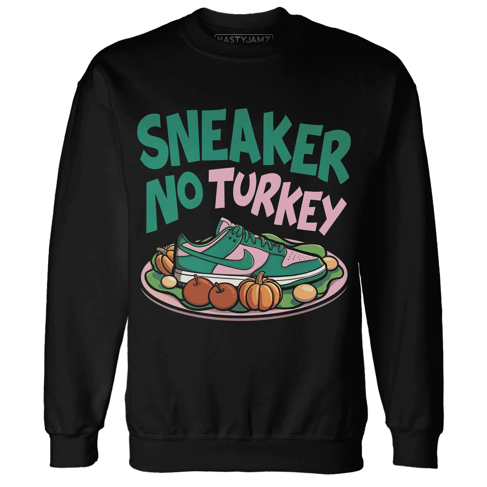 Dunk-Pink-Malachite-Medium-Soft-Low-Sail-NastyJamz-Sweatshirt-Match-Sneaker-No-Turkey