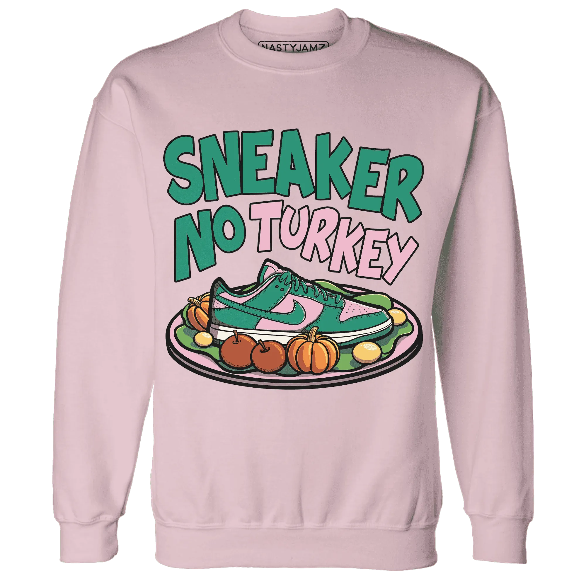 Dunk-Pink-Malachite-Medium-Soft-Low-Sail-NastyJamz-Sweatshirt-Match-Sneaker-No-Turkey