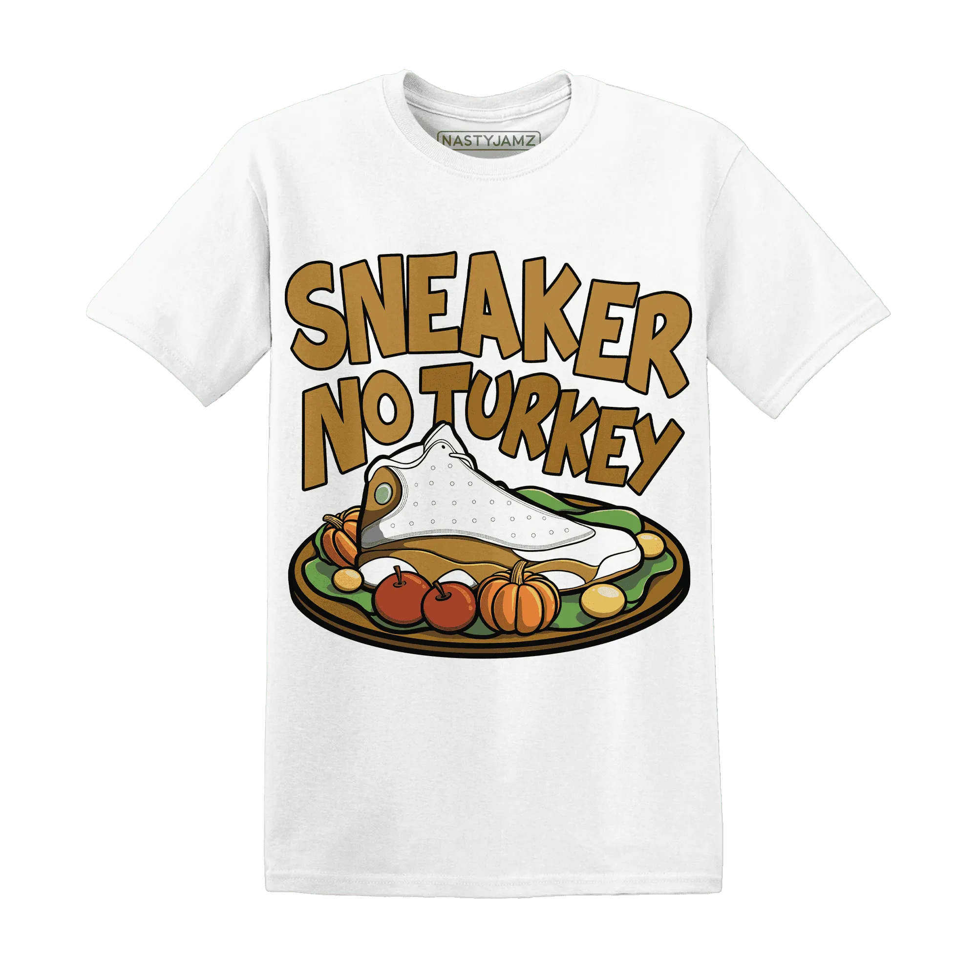 Wheat-13s-NastyJamz-T-Shirt-Match-Sneaker-No-Turkey