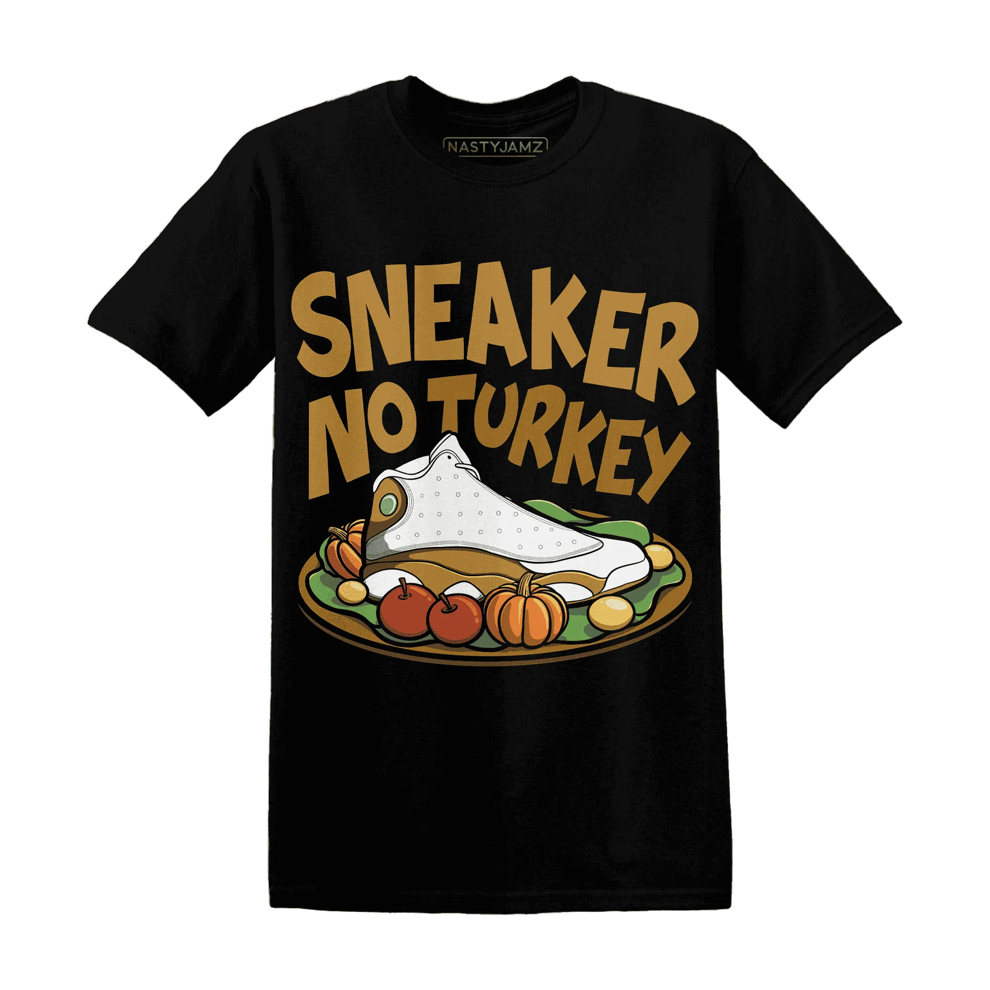 Wheat-13s-NastyJamz-T-Shirt-Match-Sneaker-No-Turkey