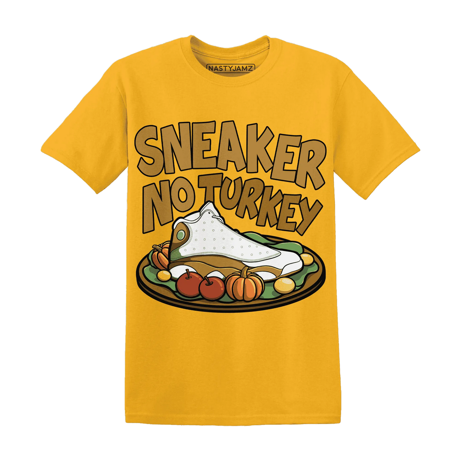 Wheat-13s-NastyJamz-T-Shirt-Match-Sneaker-No-Turkey