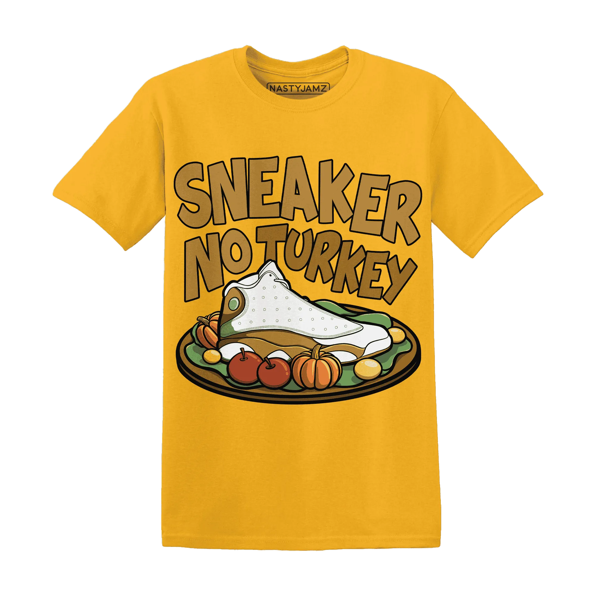 Wheat-13s-NastyJamz-T-Shirt-Match-Sneaker-No-Turkey