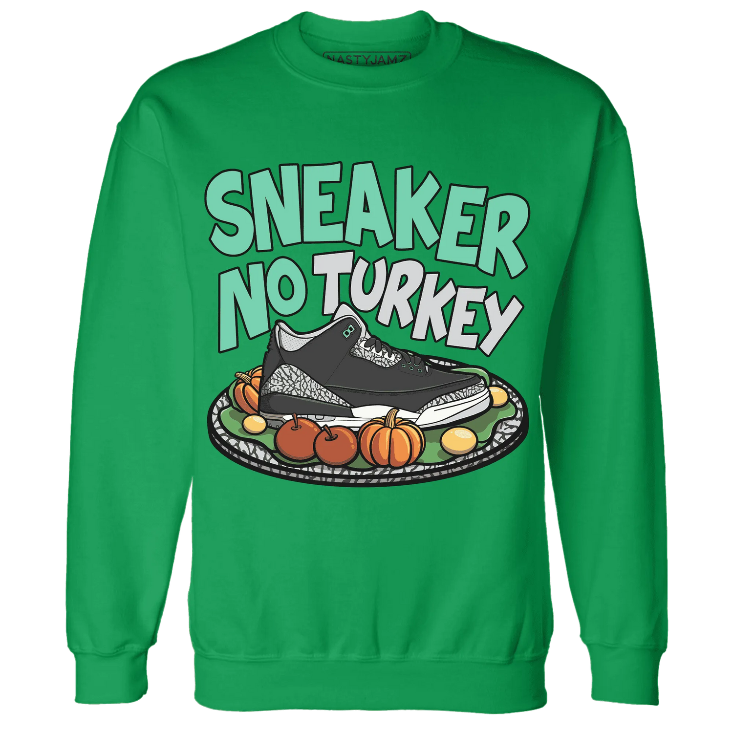 Green-Glow-3s-NastyJamz-Sweatshirt-Match-Sneaker-No-Turkey