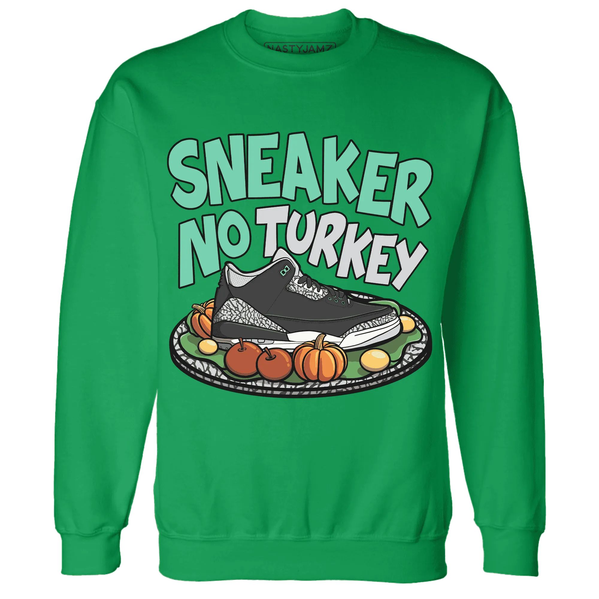 Green-Glow-3s-NastyJamz-Sweatshirt-Match-Sneaker-No-Turkey