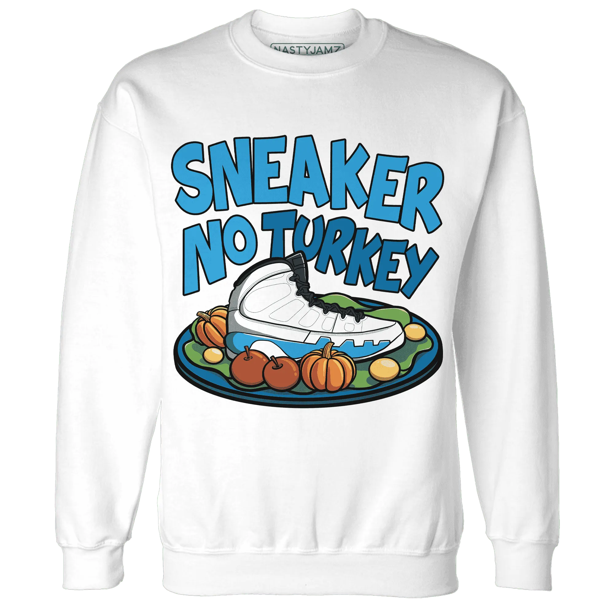 Powder-Blue-9s-NastyJamz-Sweatshirt-Match-Sneaker-No-Turkey