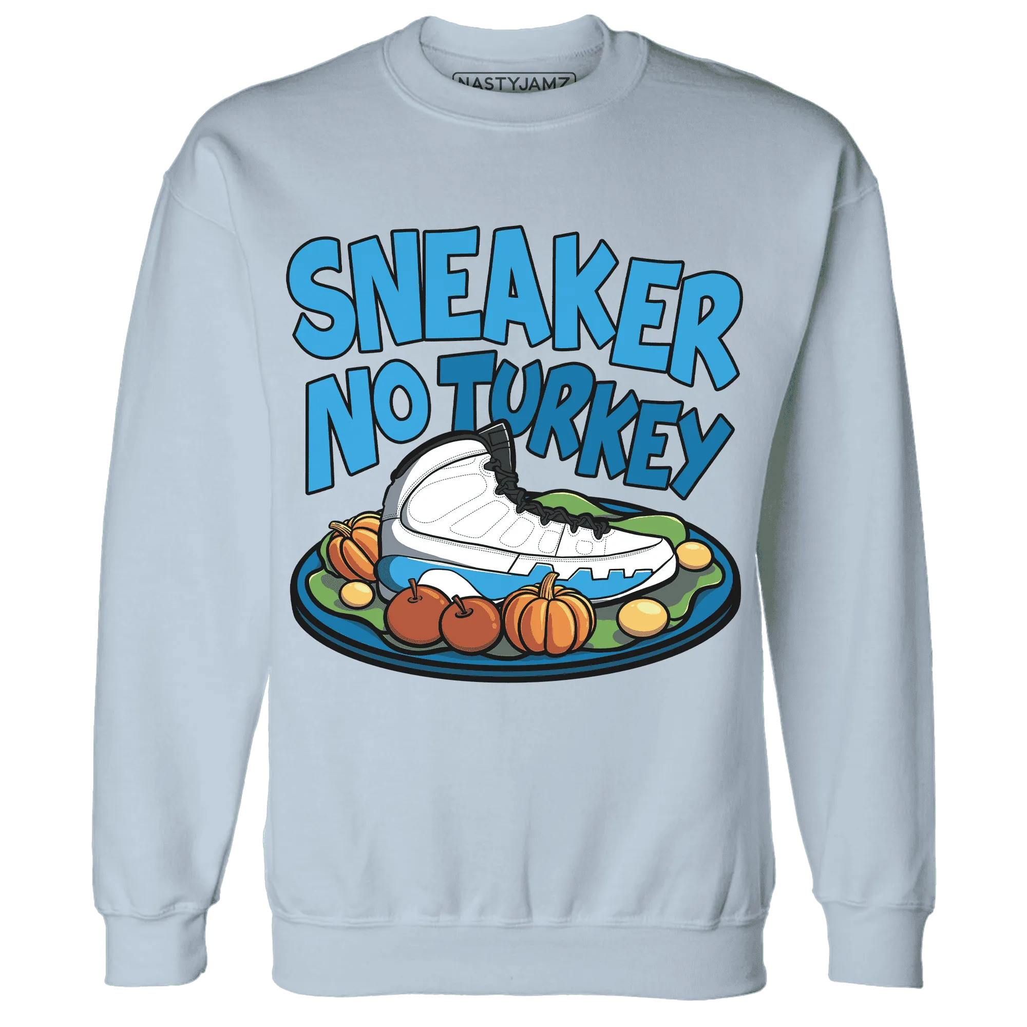 Powder-Blue-9s-NastyJamz-Sweatshirt-Match-Sneaker-No-Turkey