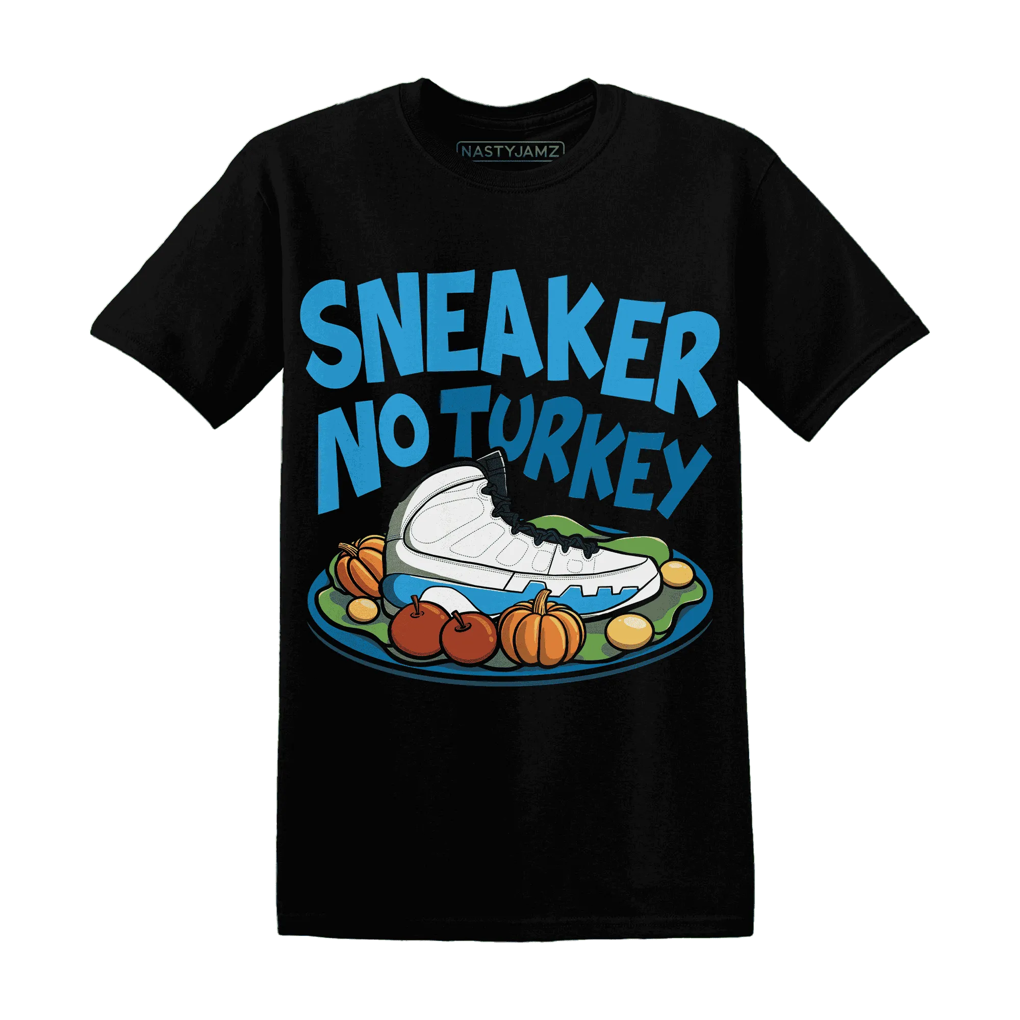 Powder-Blue-9s-NastyJamz-T-Shirt-Match-Sneaker-No-Turkey