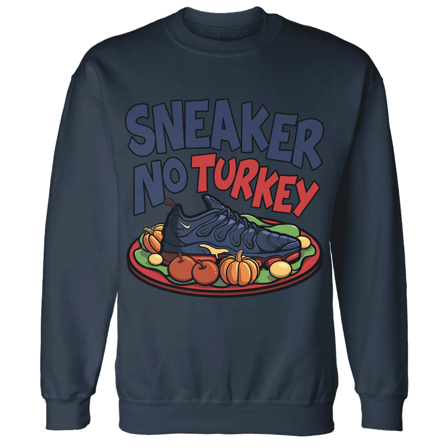 VaporMax-Air-Plus-Midnight-Navy-Gold-Black-NastyJamz-Sweatshirt-Match-Sneaker-No-Turkey