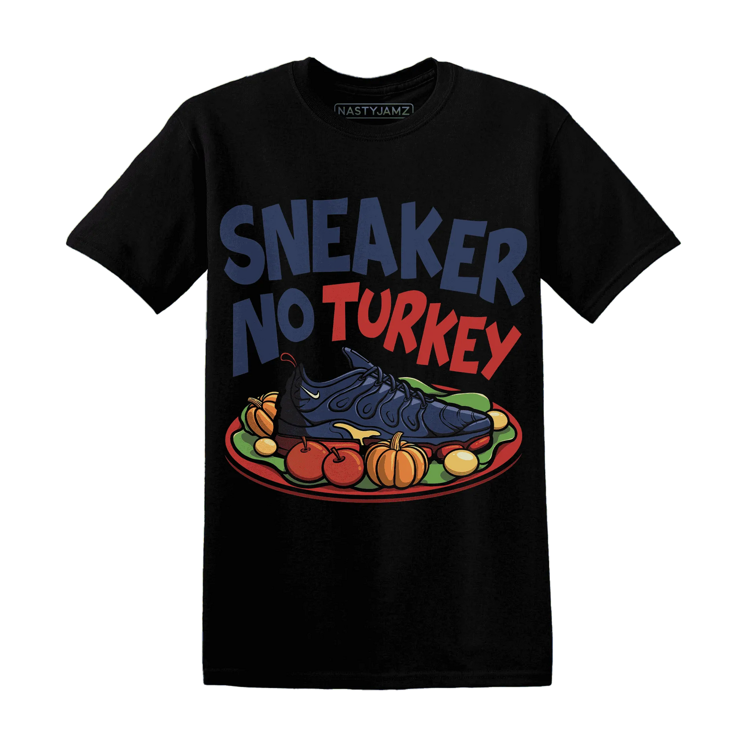 VaporMax-Air-Plus-Midnight-Navy-Gold-Black-NastyJamz-T-Shirt-Match-Sneaker-No-Turkey