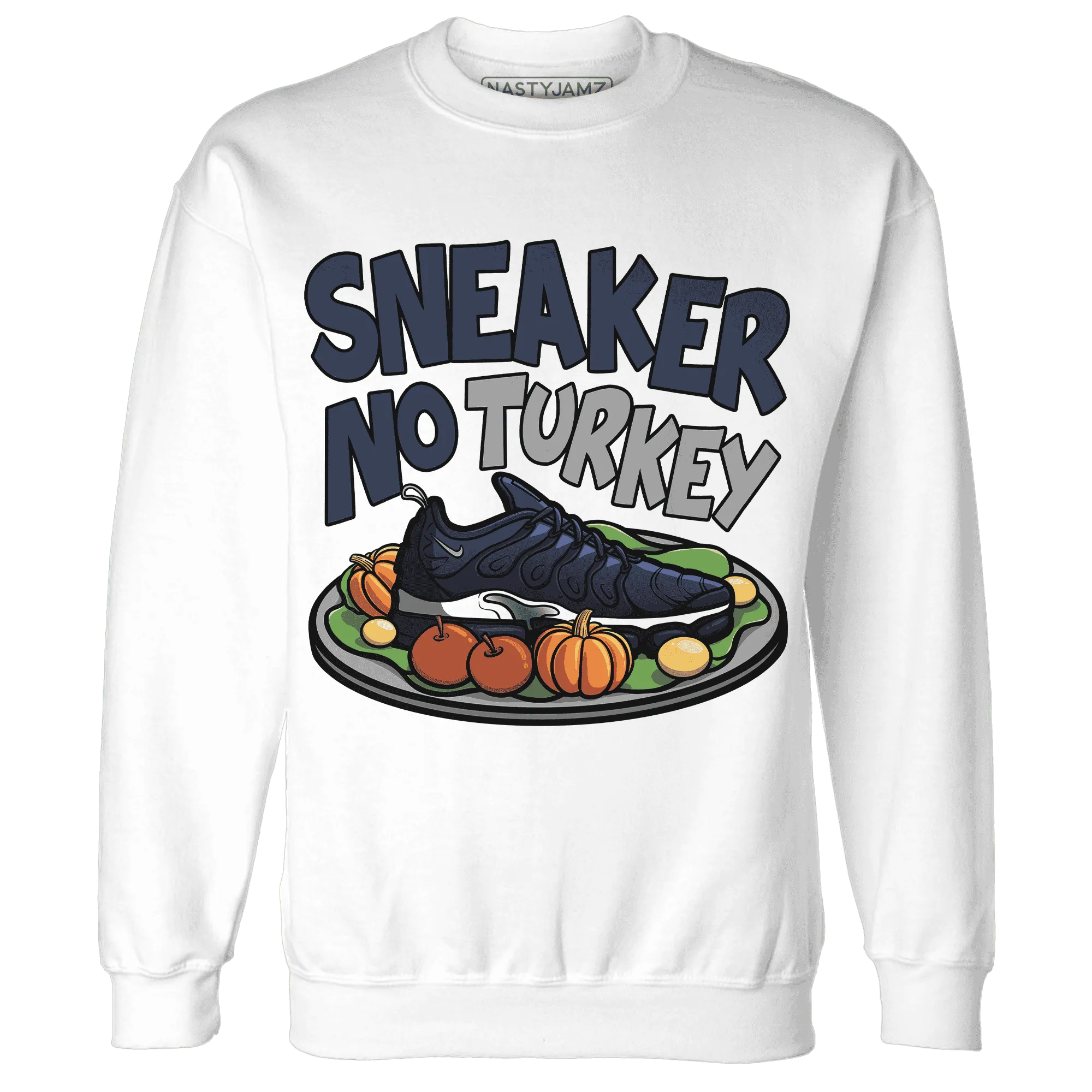 VaporMax-Plus-Midnight-Navy-White-Metallic-Silver-NastyJamz-Sweatshirt-Match-Sneaker-No-Turkey