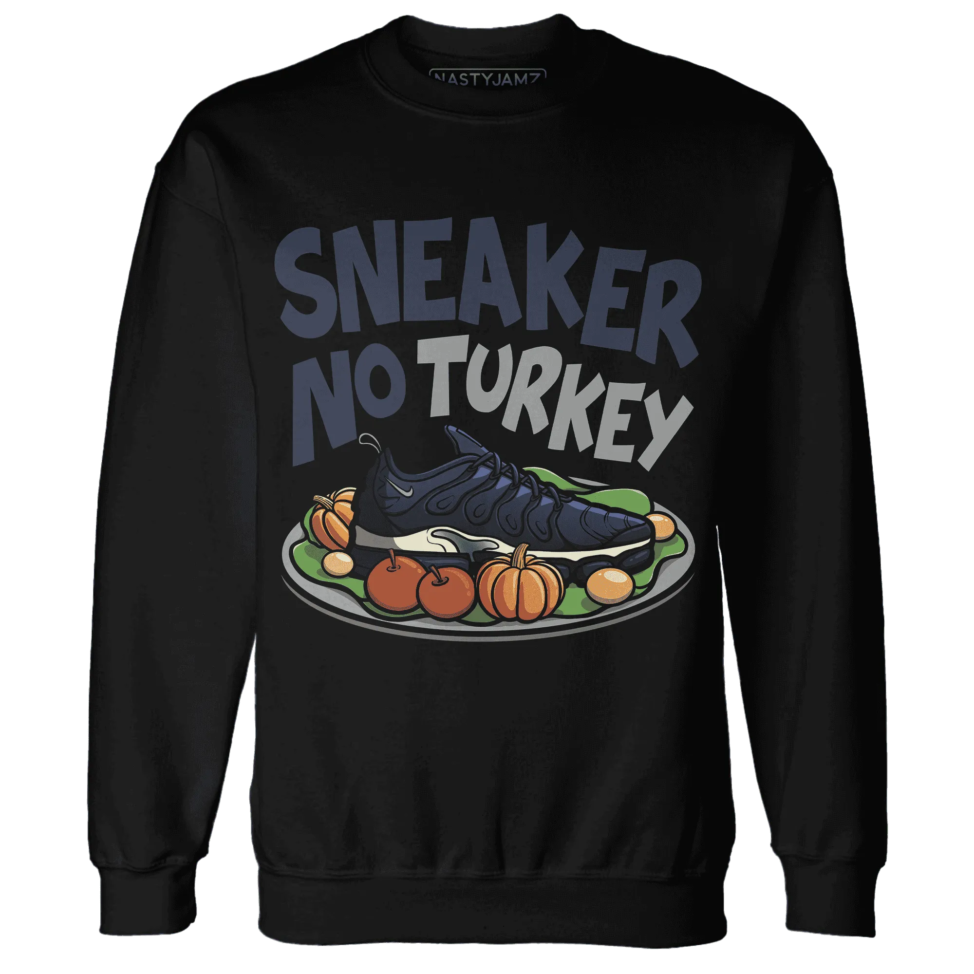 VaporMax-Plus-Midnight-Navy-White-Metallic-Silver-NastyJamz-Sweatshirt-Match-Sneaker-No-Turkey