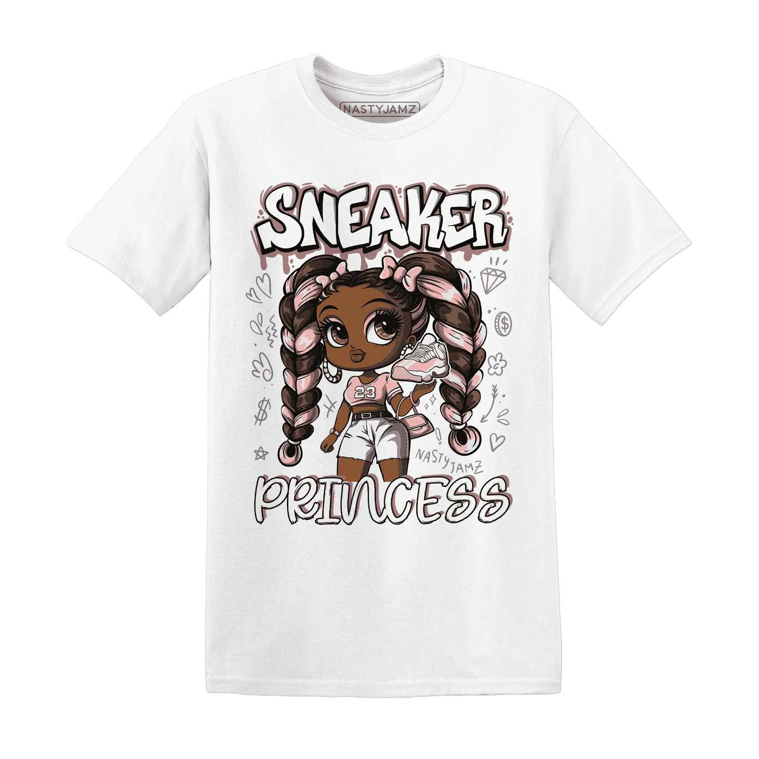 Low-Legend-Pink-11s-T-Shirt-Match-Sneaker-Princess