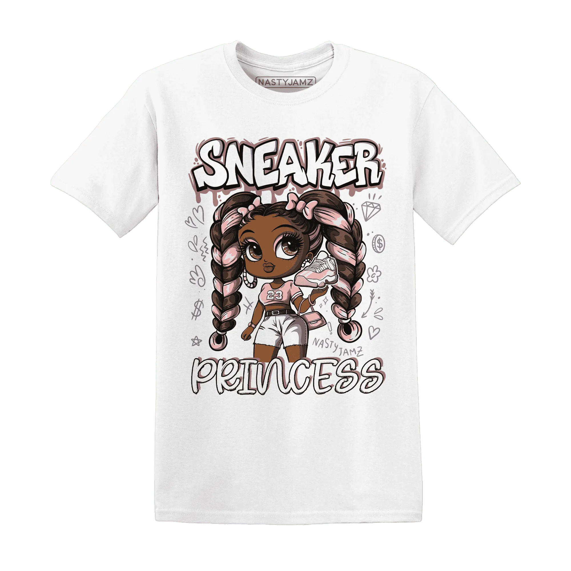 Low-Legend-Pink-11s-T-Shirt-Match-Sneaker-Princess