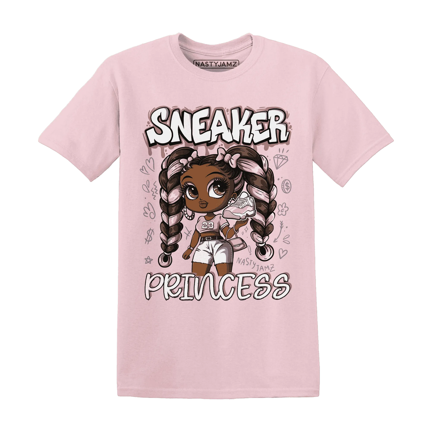 Low-Legend-Pink-11s-T-Shirt-Match-Sneaker-Princess