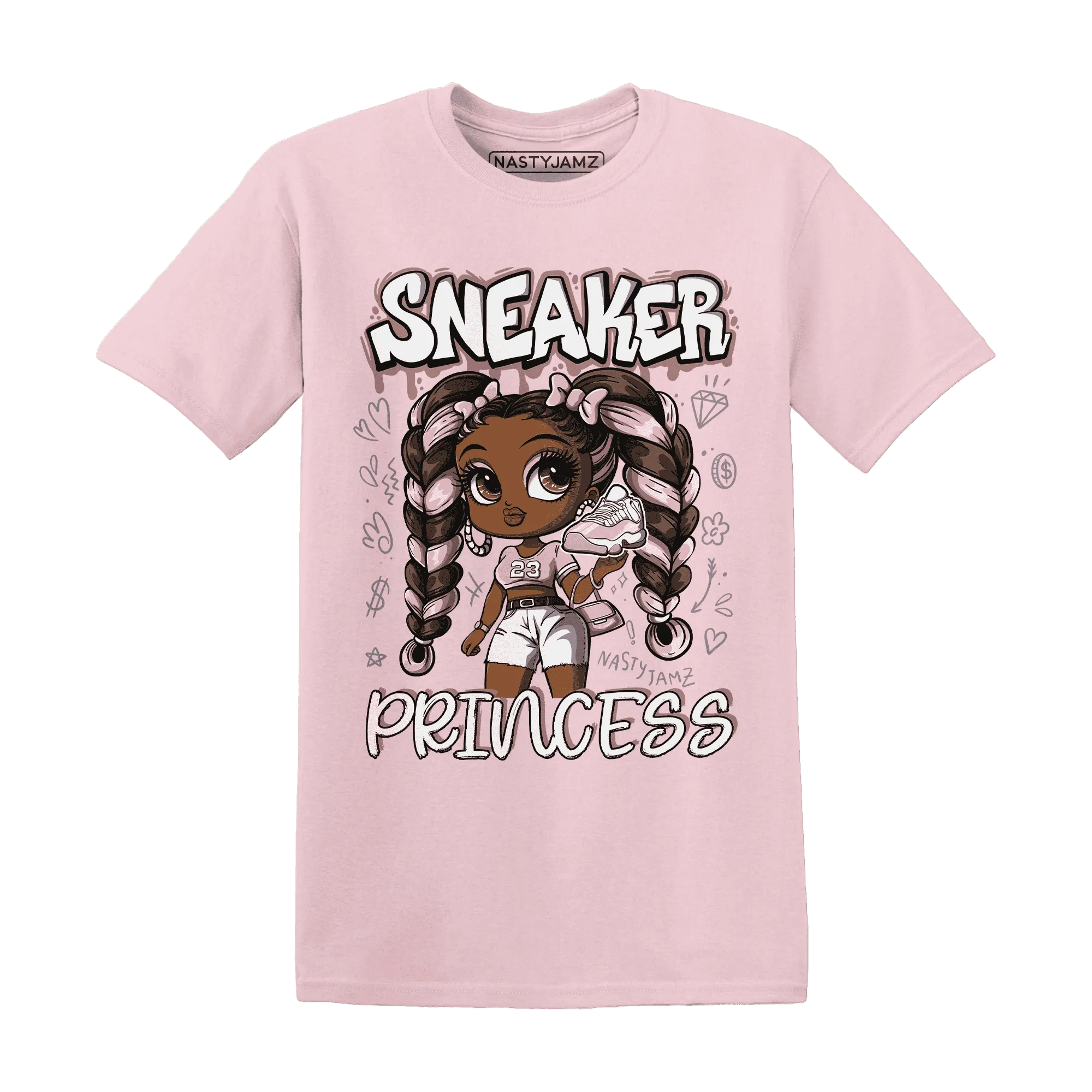 Low-Legend-Pink-11s-T-Shirt-Match-Sneaker-Princess