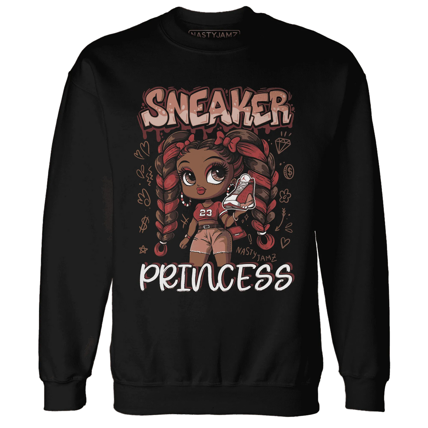 Dune-Red-13s-Sweatshirt-Match-Sneaker-Princess