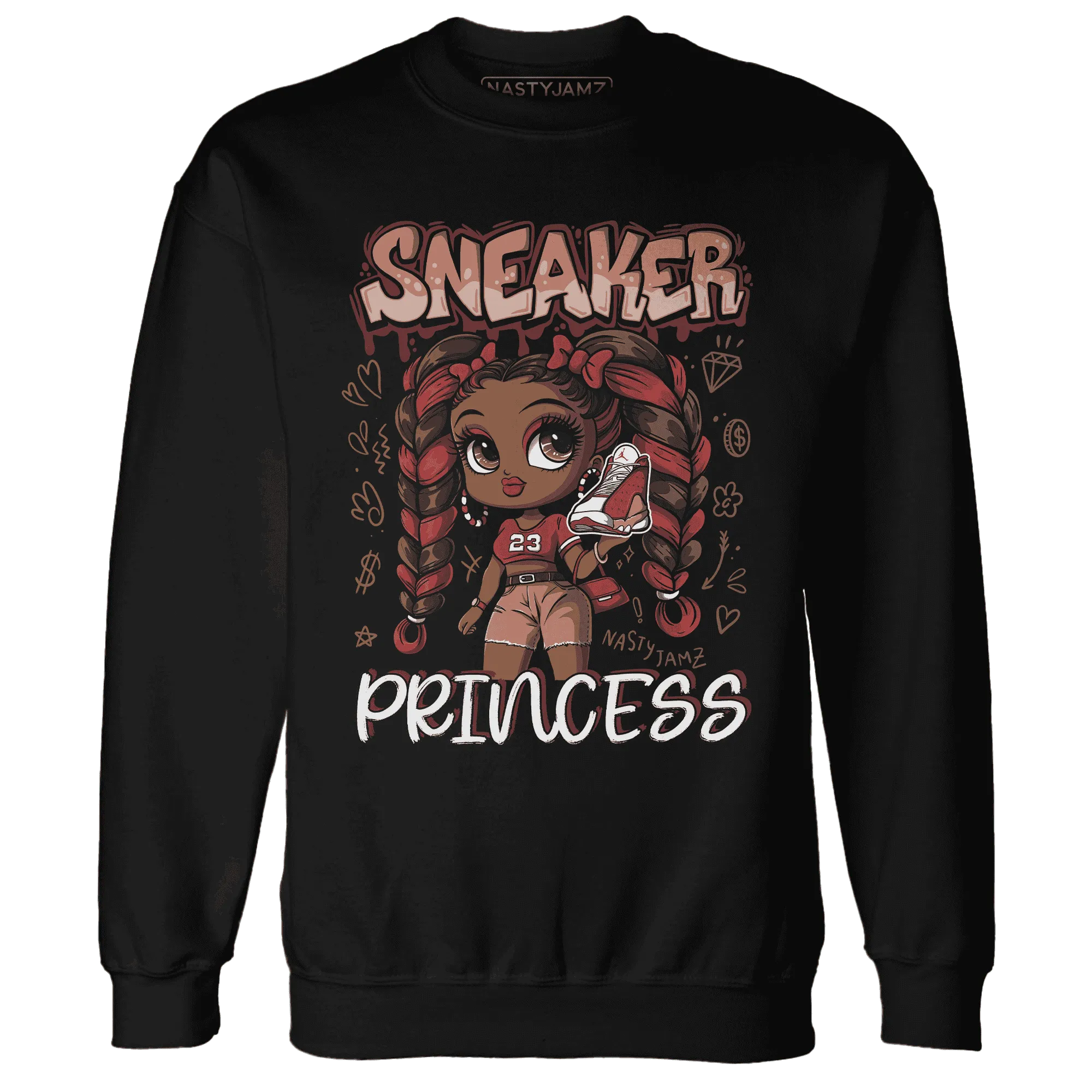 Dune-Red-13s-Sweatshirt-Match-Sneaker-Princess