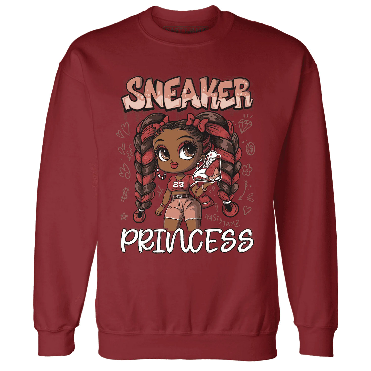 Dune-Red-13s-Sweatshirt-Match-Sneaker-Princess