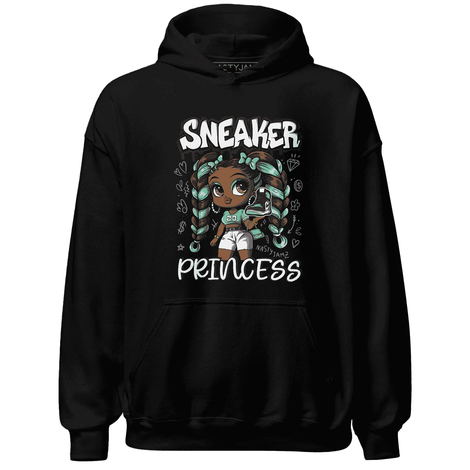 High-OG-Green-Glow-1s-Hoodie-Match-Sneaker-Princess