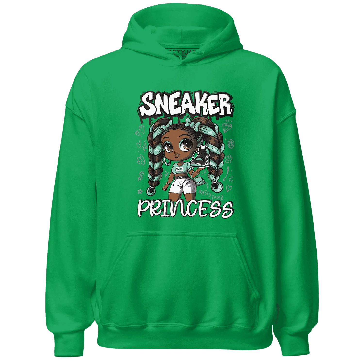 High-OG-Green-Glow-1s-Hoodie-Match-Sneaker-Princess