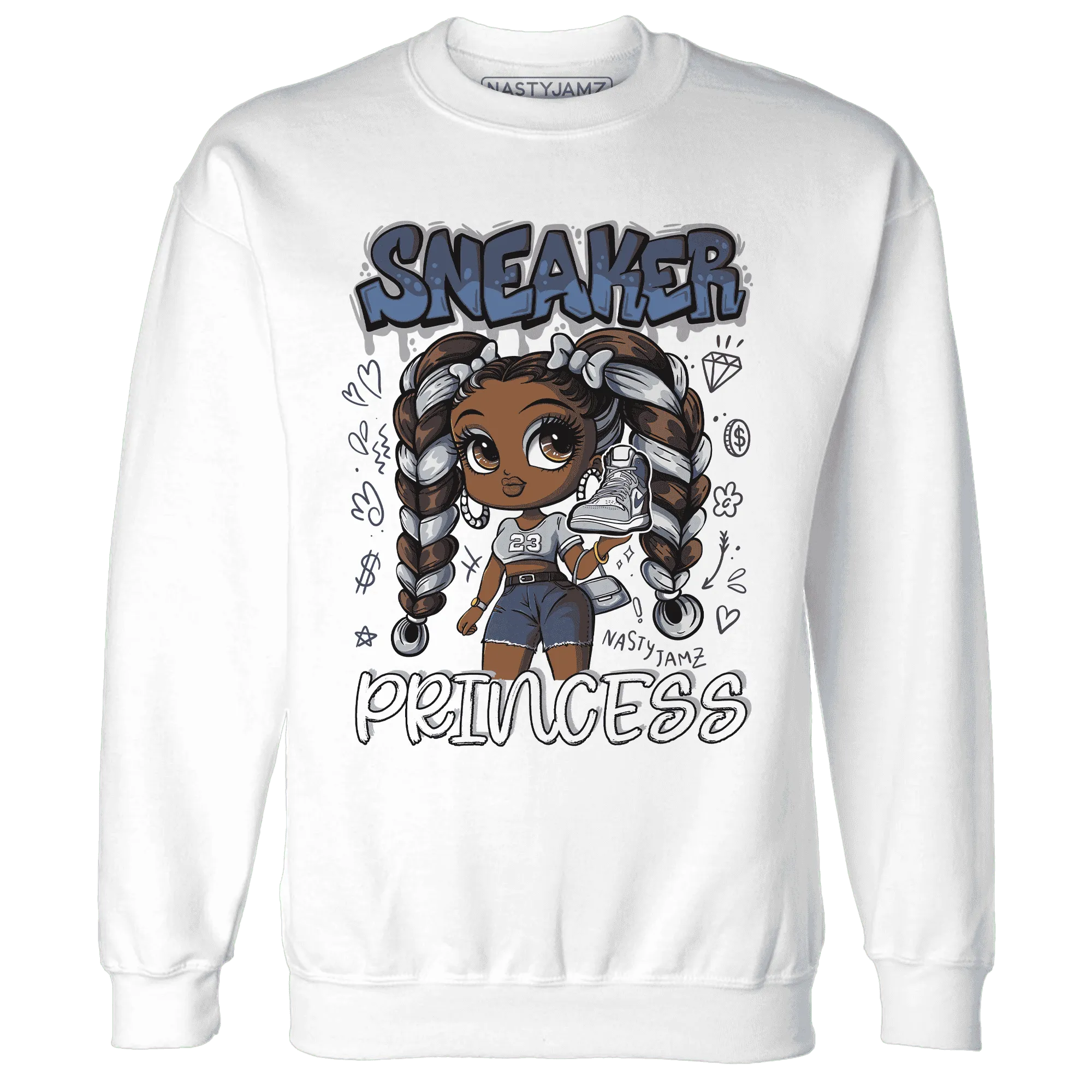 Mid-Diffused-Blue-Grey-1s-Sweatshirt-Match-Sneaker-Princess