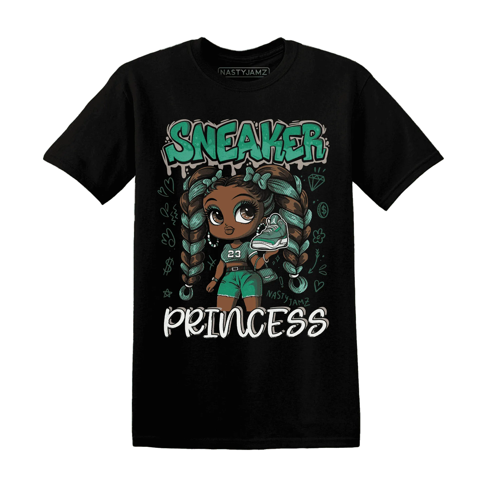 Nina-CN-Abney-3s-T-Shirt-Match-Sneaker-Princess