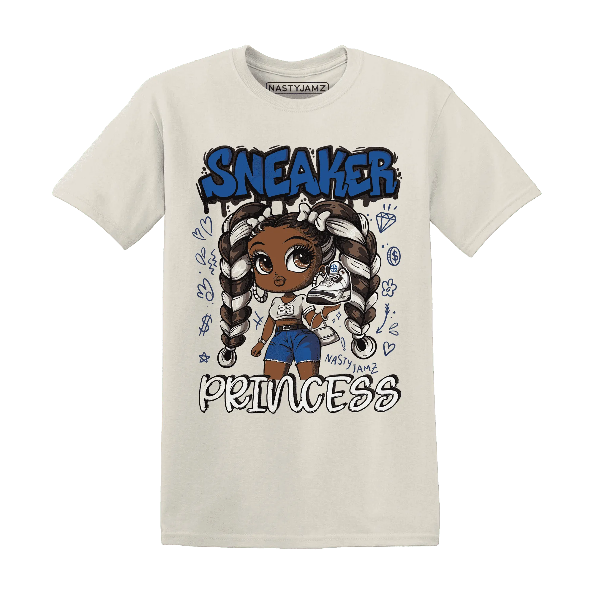Quaiii-54-3s-T-Shirt-Match-Sneaker-Princess