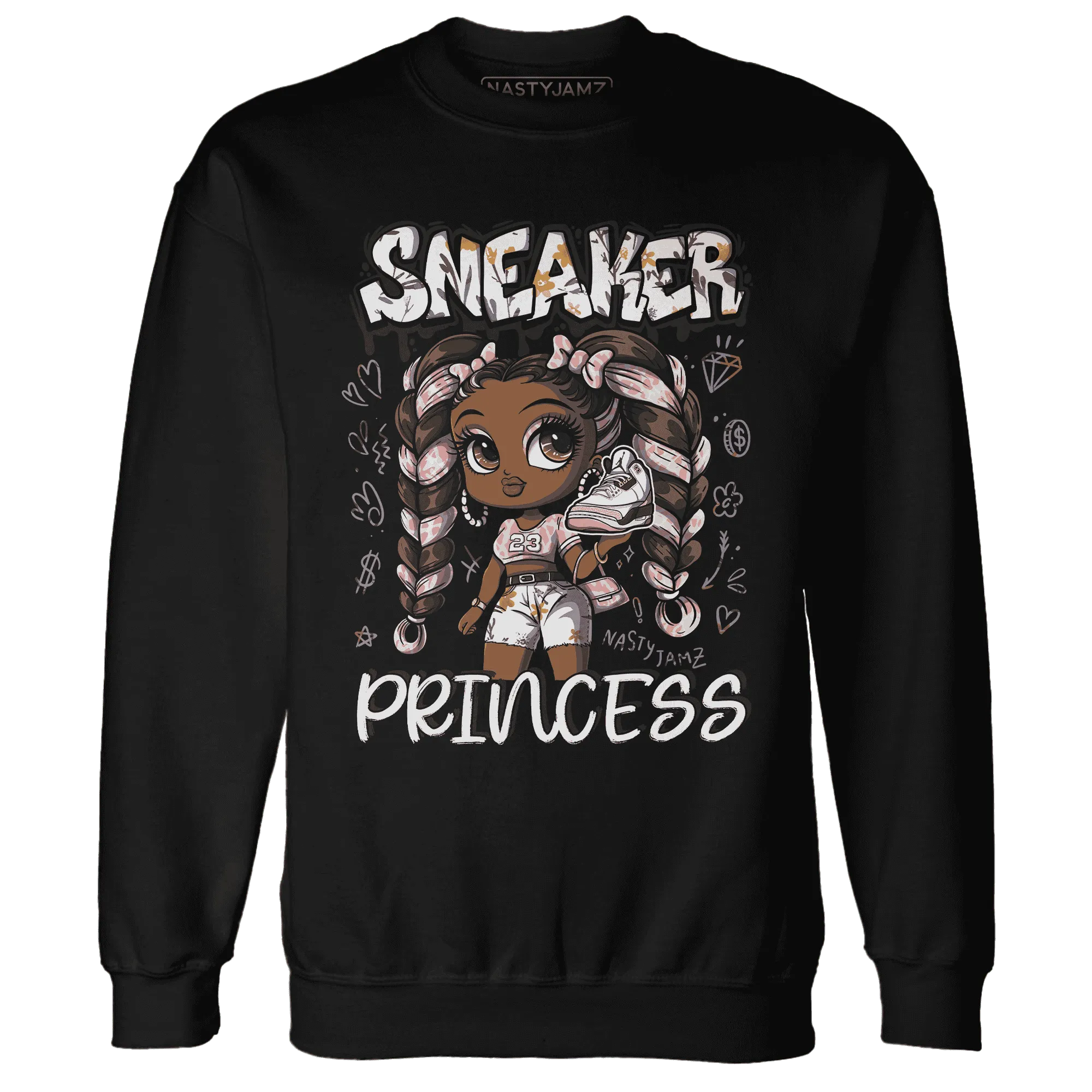 Red-Stardust-3s-Sweatshirt-Match-Sneaker-Princess