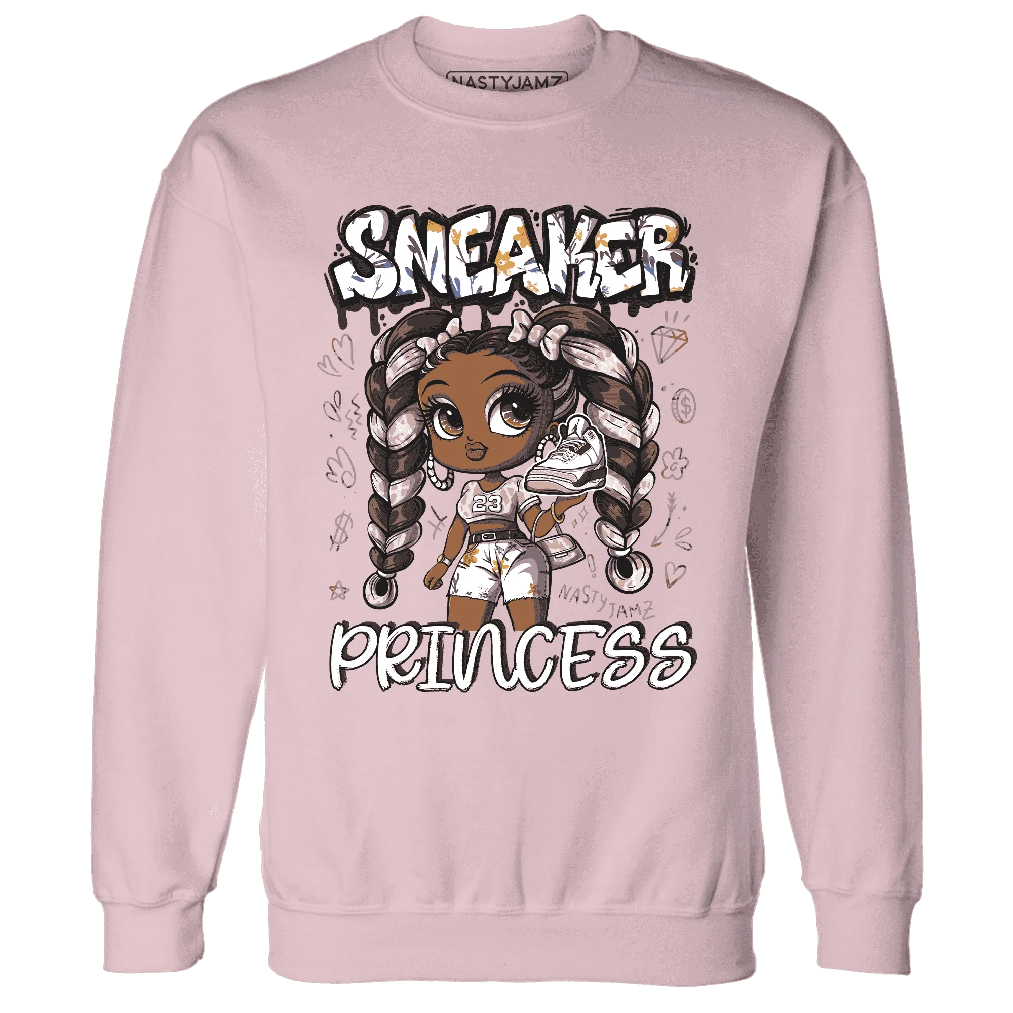 Red-Stardust-3s-Sweatshirt-Match-Sneaker-Princess