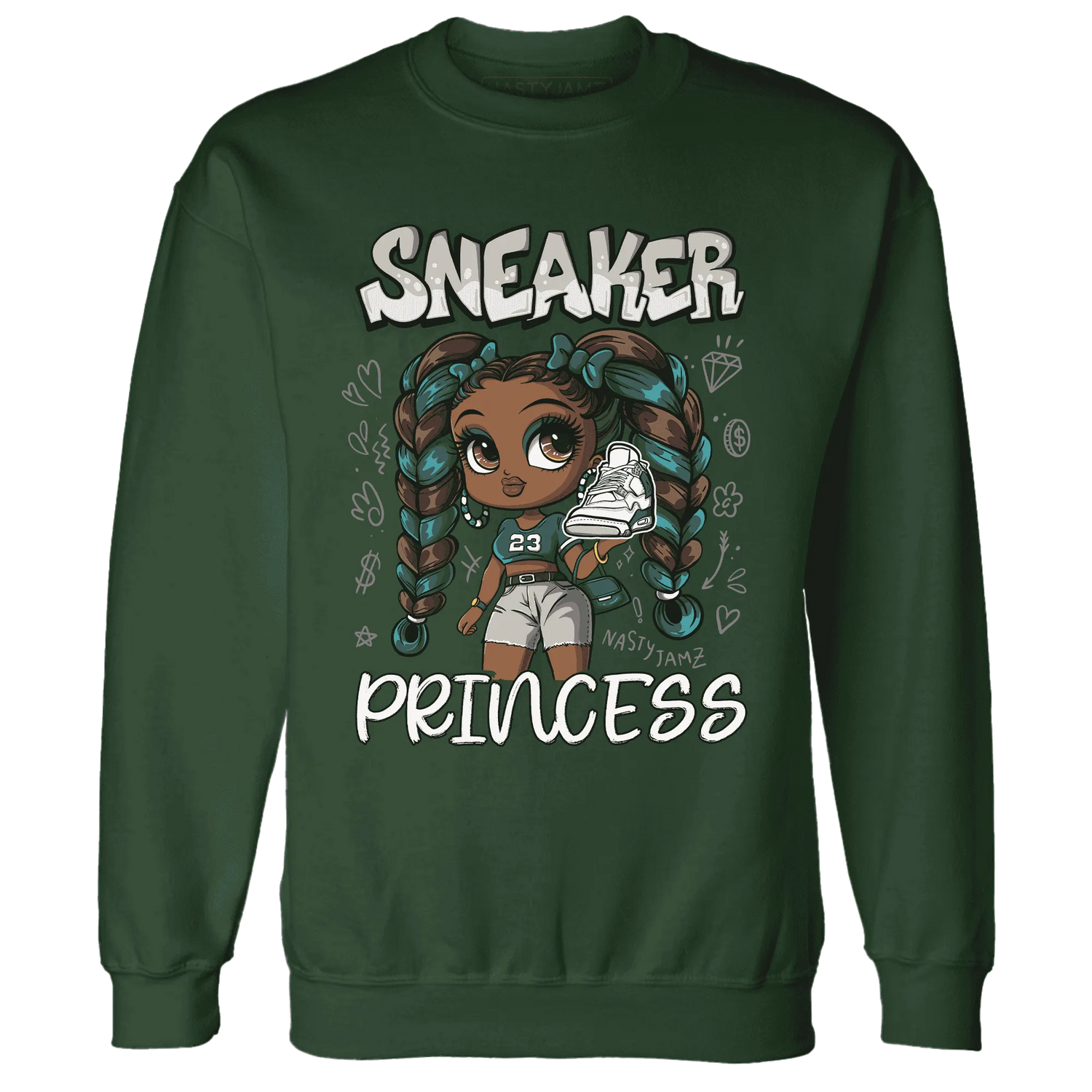 Oxidized-Green-4s-Sweatshirt-Match-Sneaker-Princess