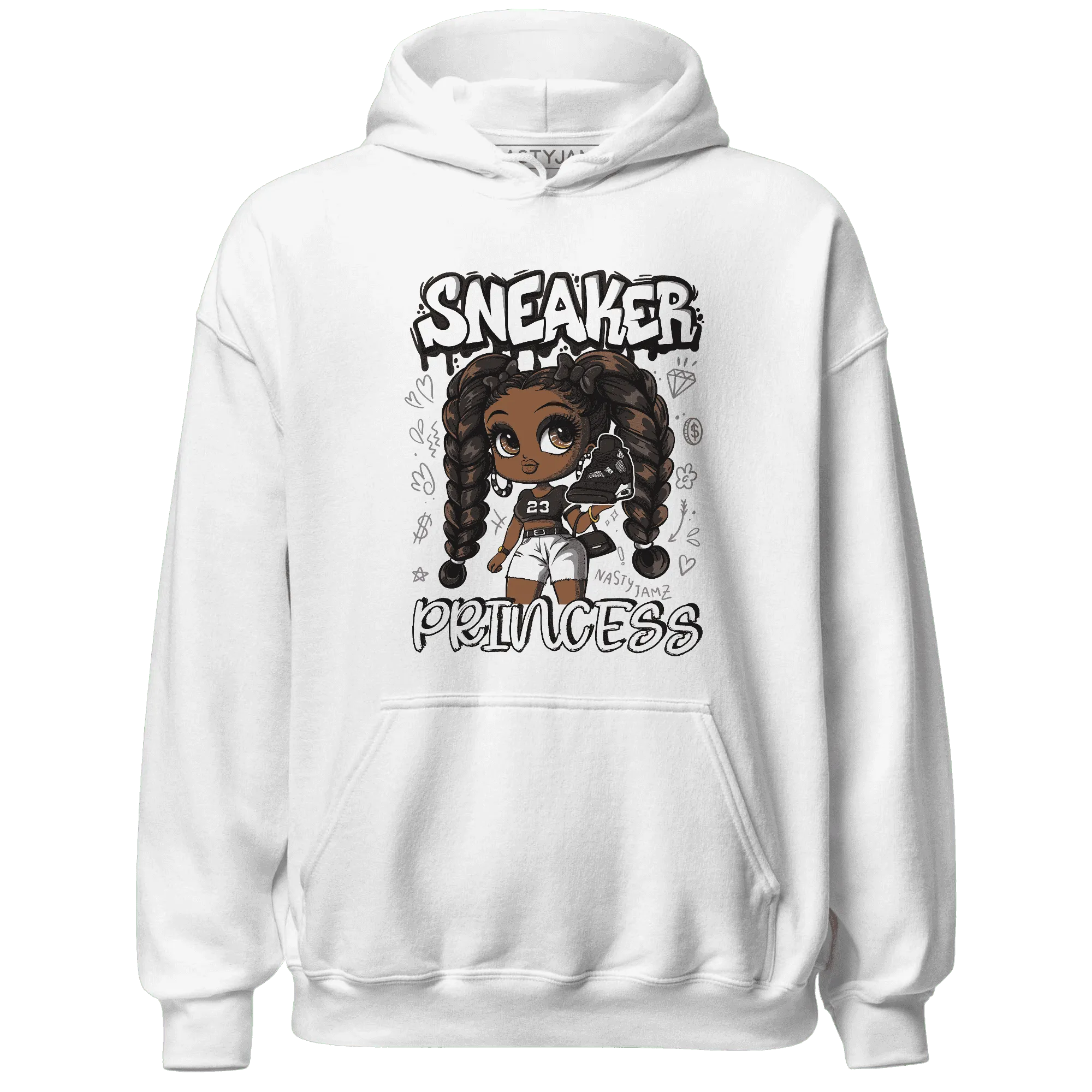 White-Thunder-4s-Hoodie-Match-Sneaker-Princess