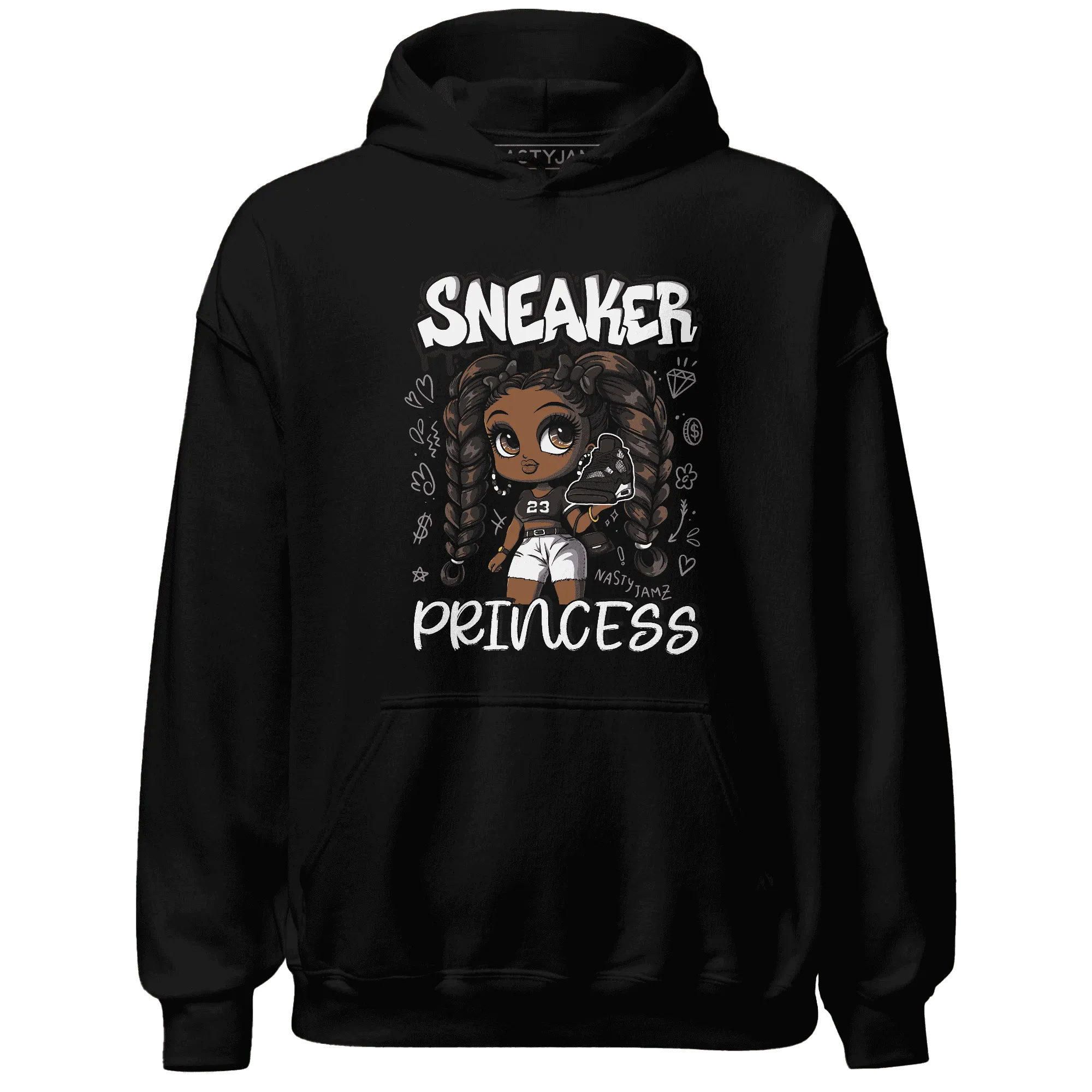 White-Thunder-4s-Hoodie-Match-Sneaker-Princess
