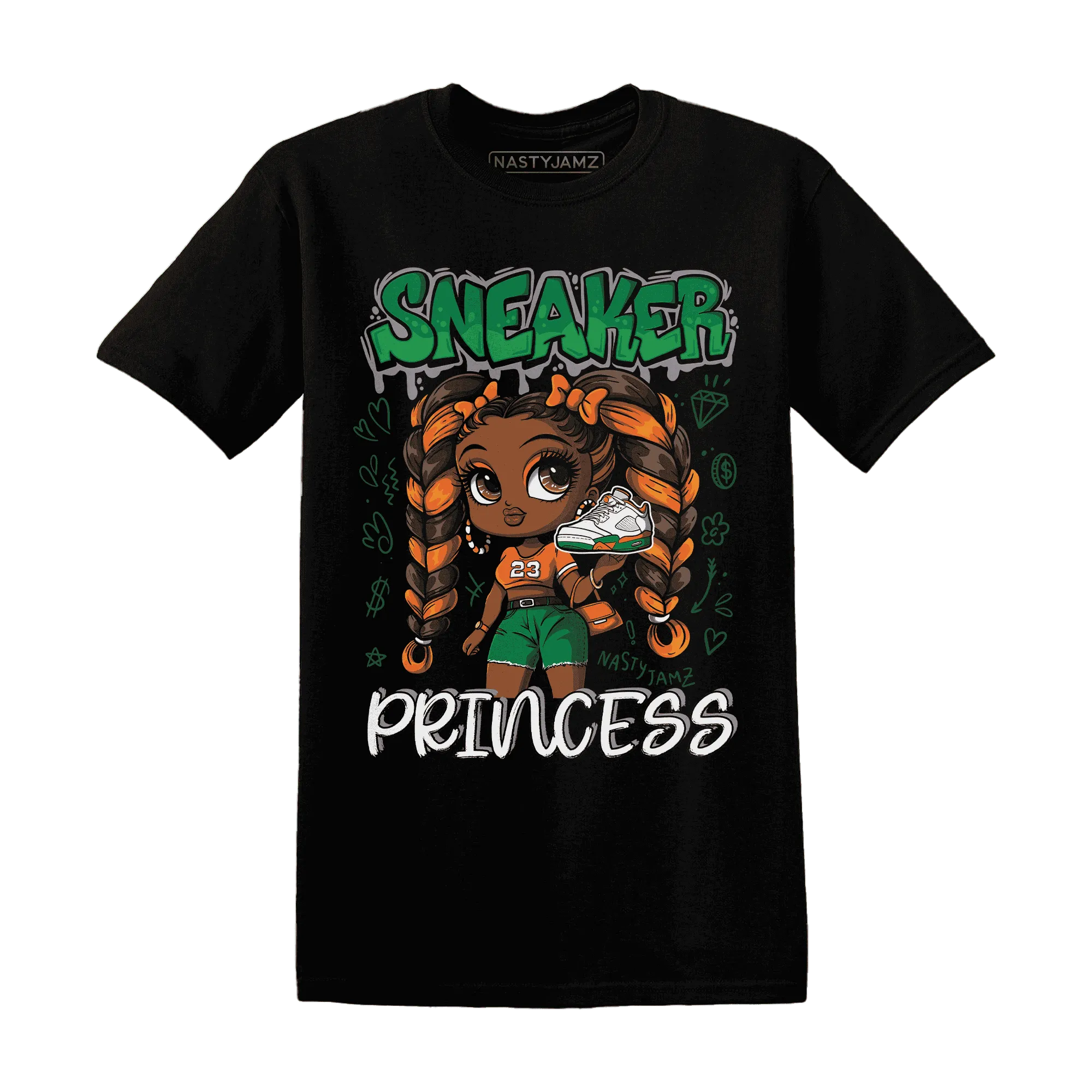 MAM-Hurricanes-5s-T-Shirt-Match-Sneaker-Princess