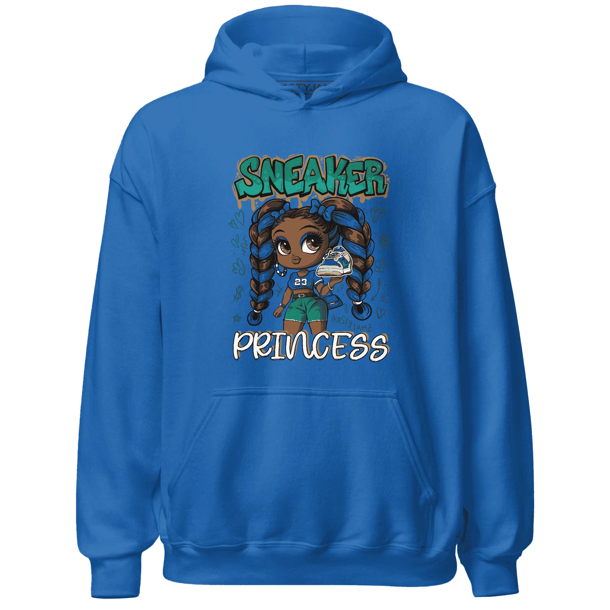 Dunk-Hyper-Royal-Malachite-NastyJamz-Hoodie-Match-Sneaker-Princess