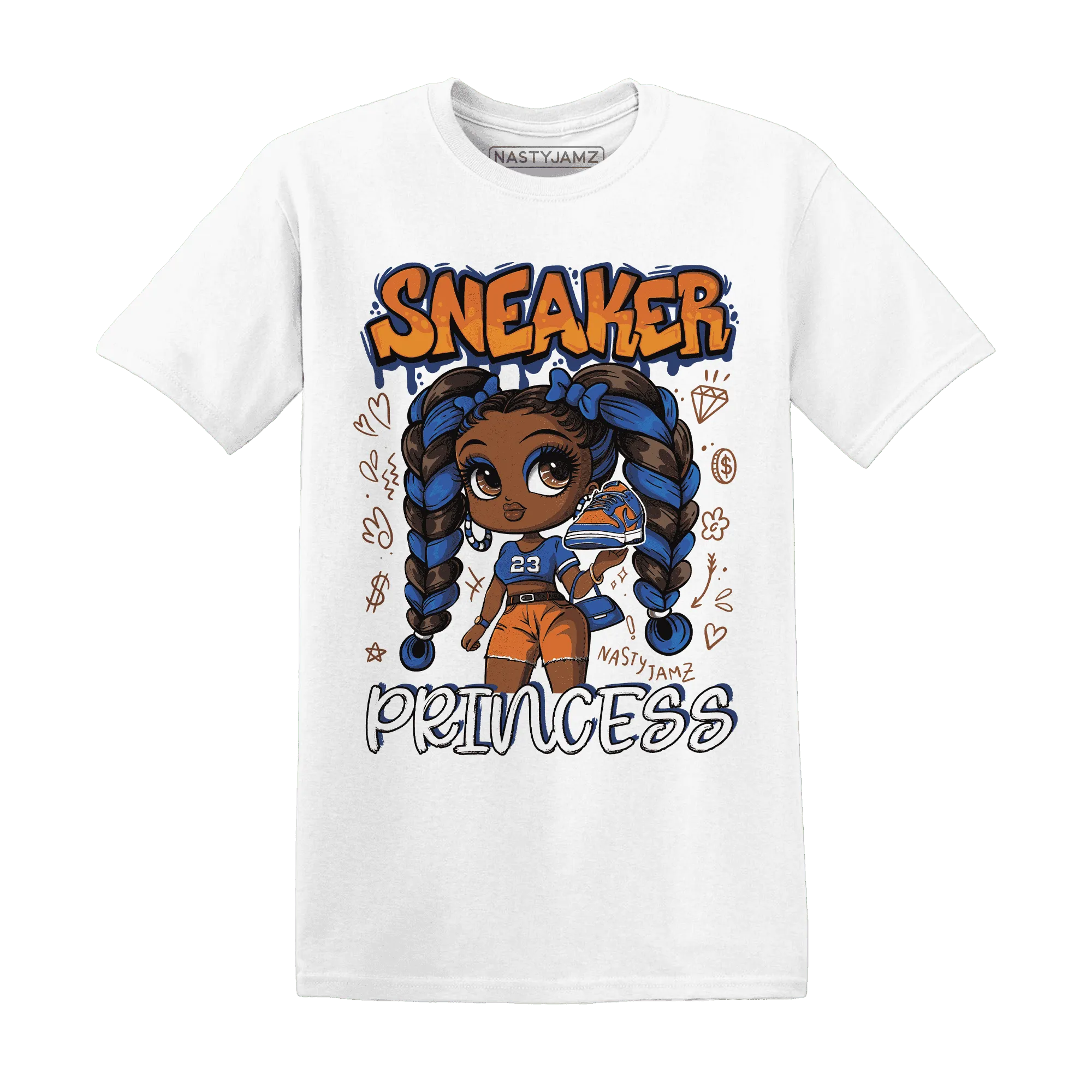 Dunk-Low-Knicks-T-Shirt-Match-Sneaker-Princess