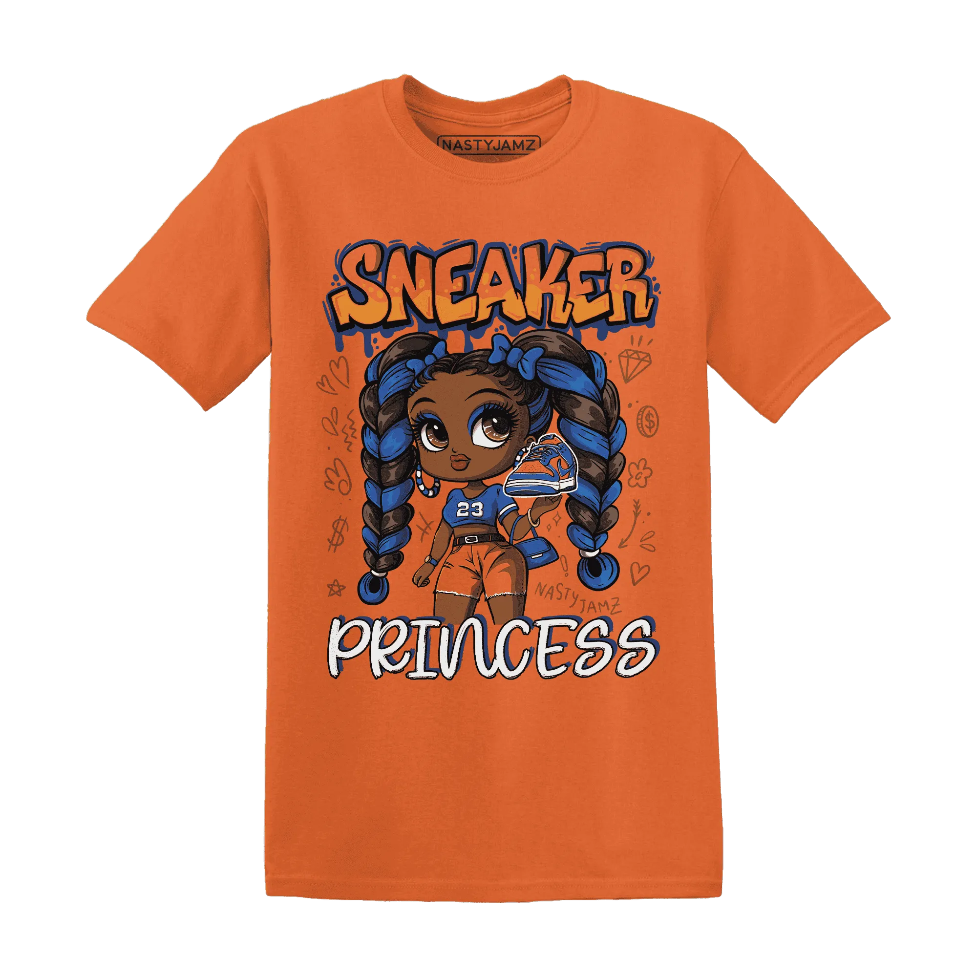 Dunk-Low-Knicks-T-Shirt-Match-Sneaker-Princess