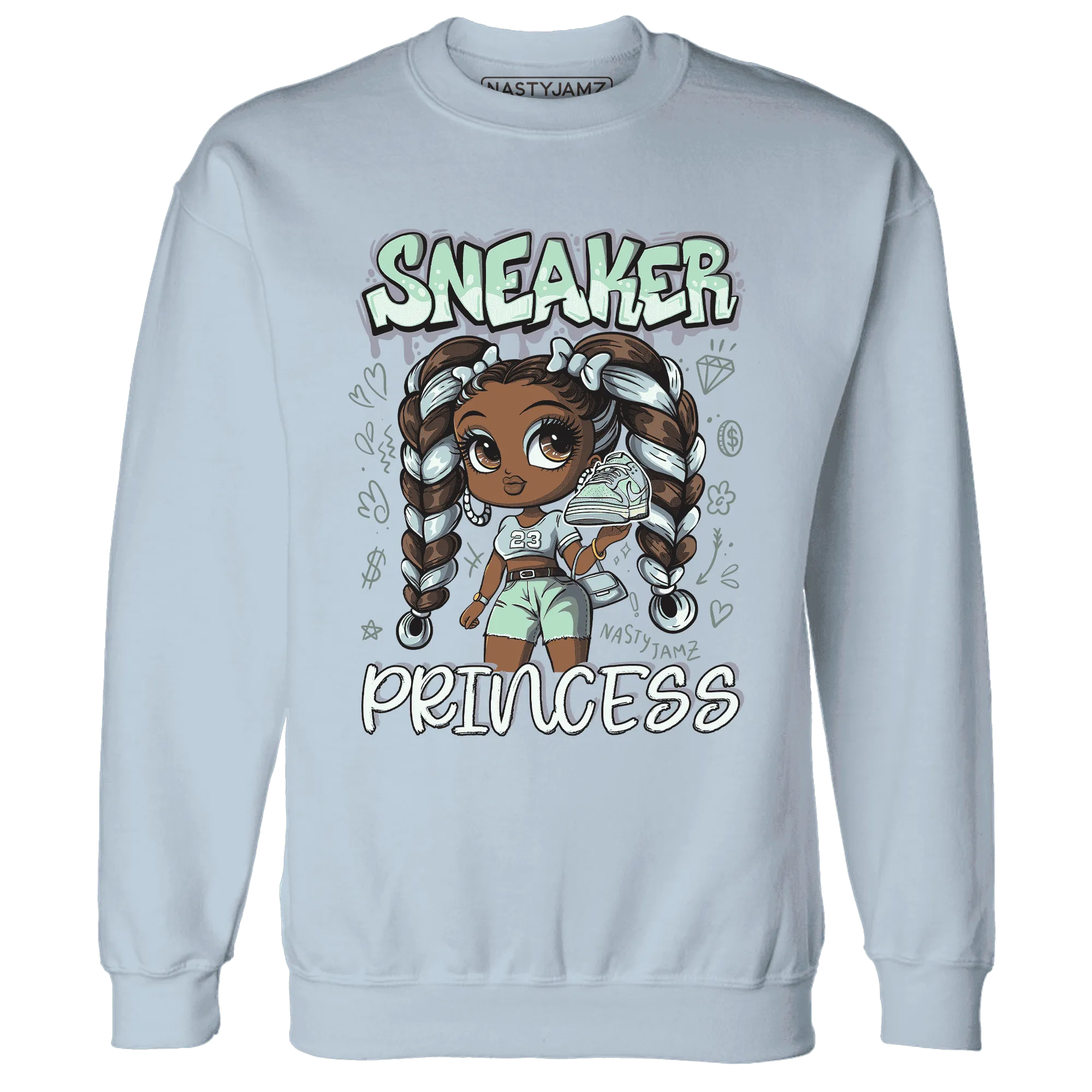 Dunk-Verdy-Visty-Blue-Gaze-Light-Arctic-Sweatshirt-Match-Sneaker-Princess