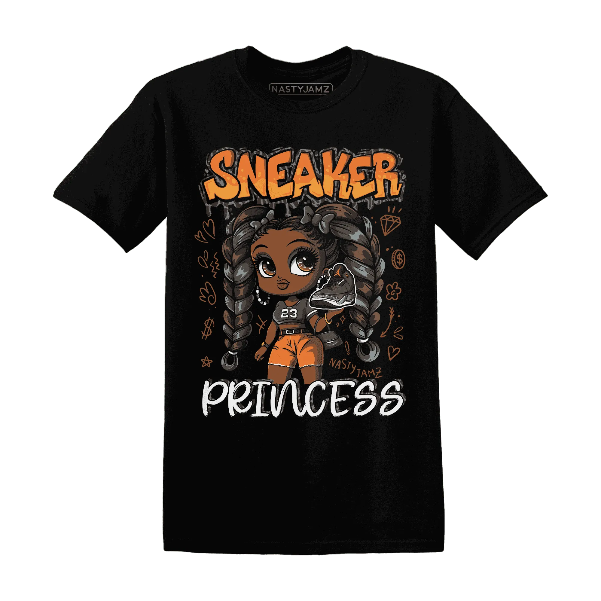 Fear-Pack-3s-T-Shirt-Match-Sneaker-Princess