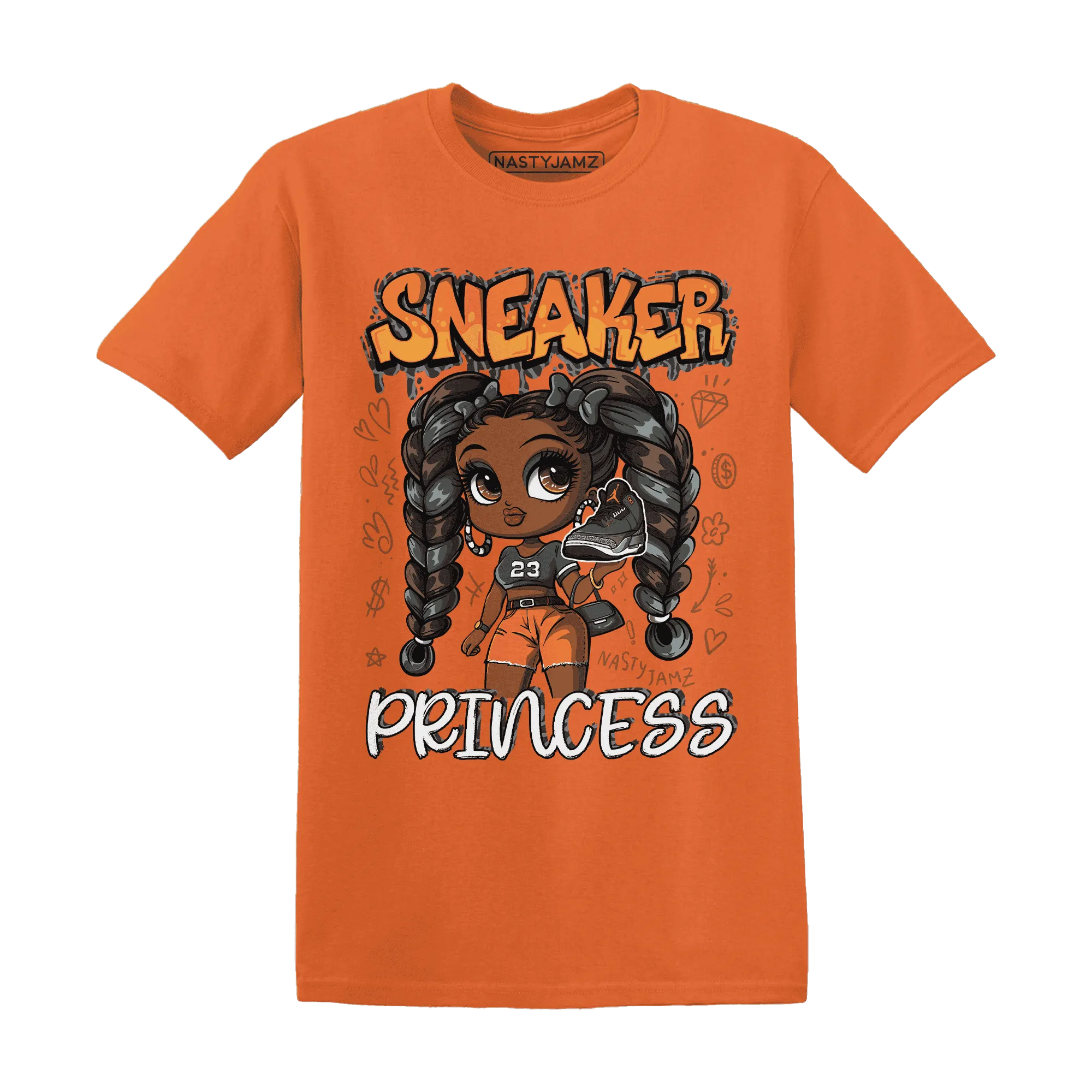 Fear-Pack-3s-T-Shirt-Match-Sneaker-Princess