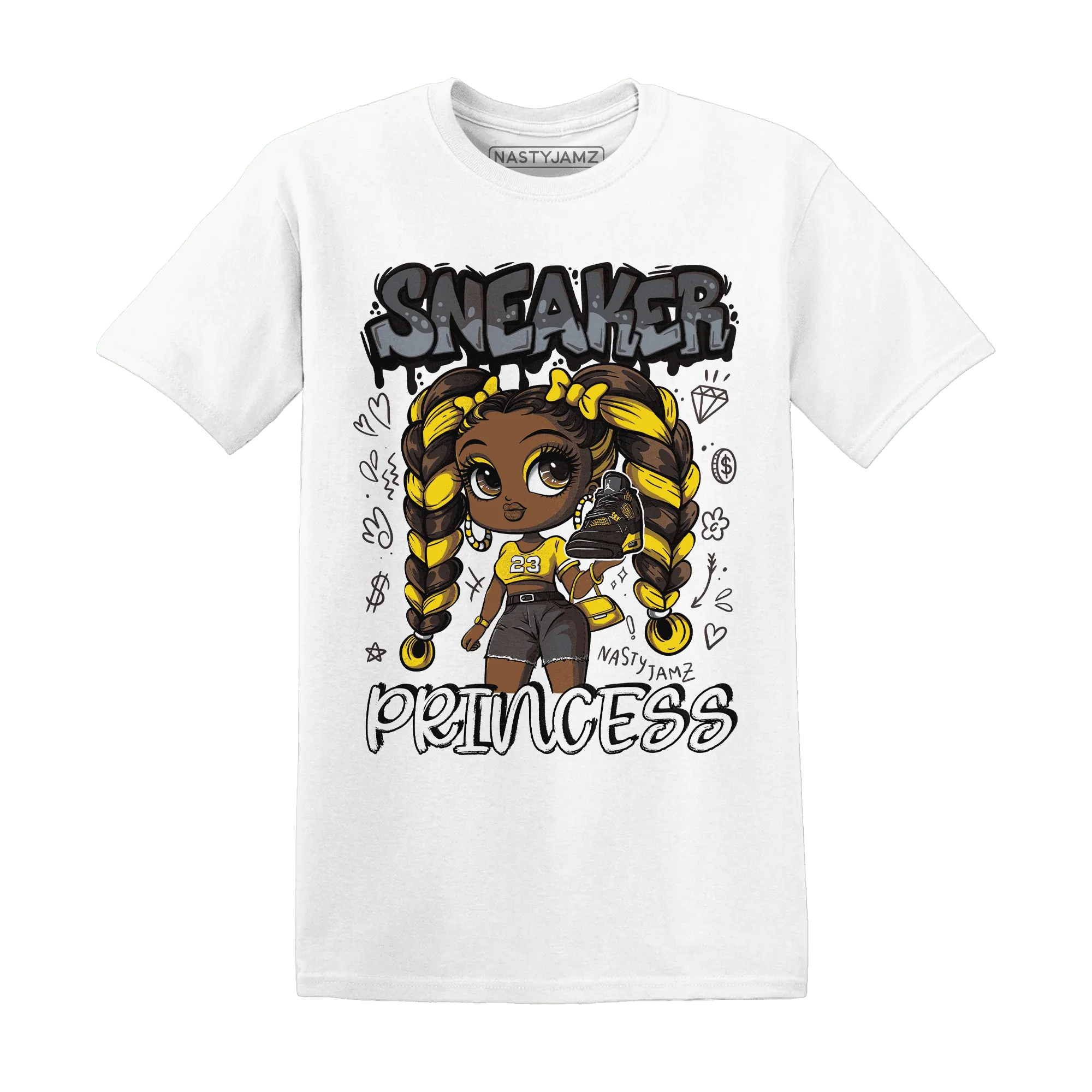 Thunder-4s-T-Shirt-Match-Sneaker-Princess