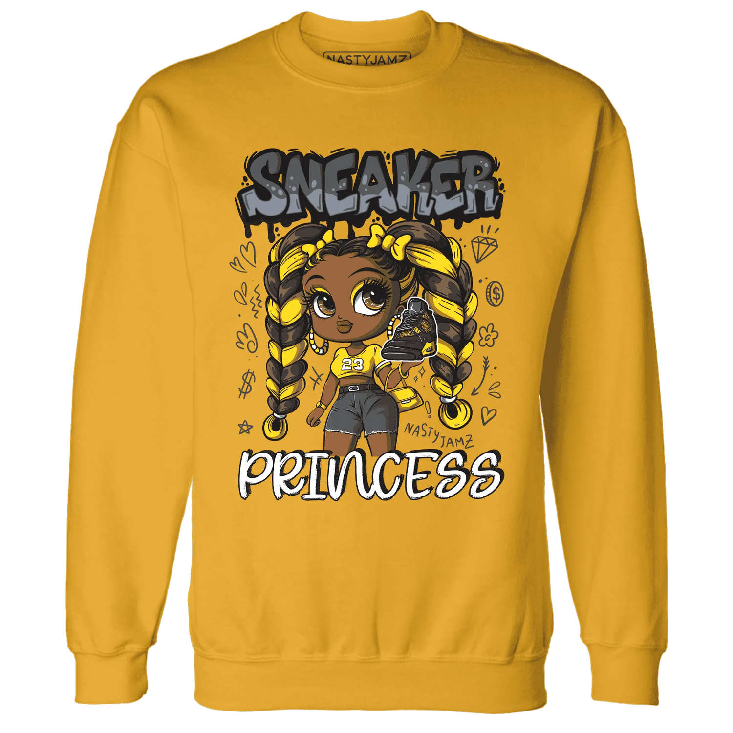 Thunder-4s-Sweatshirt-Match-Sneaker-Princess
