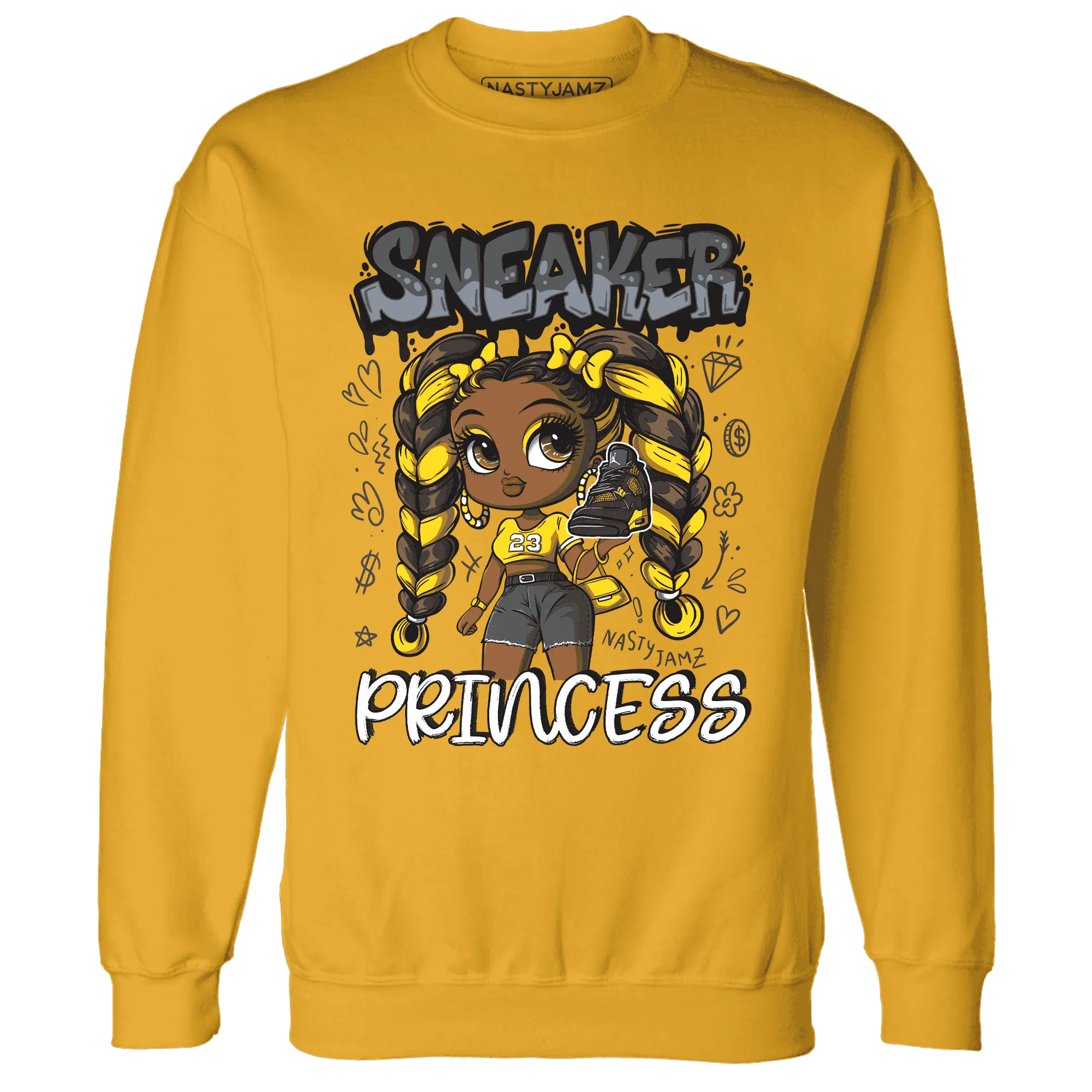Thunder-4s-Sweatshirt-Match-Sneaker-Princess