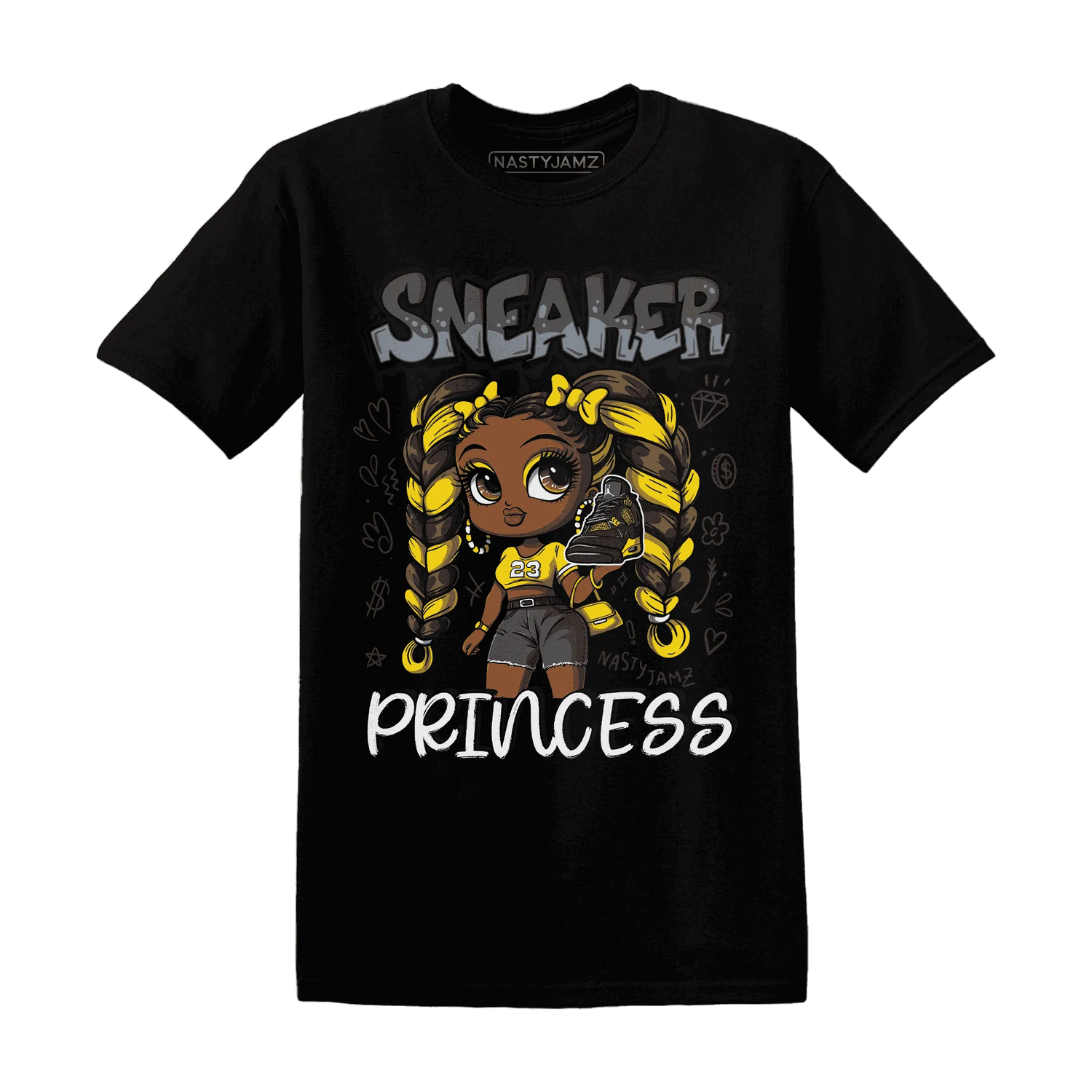 Thunder-4s-T-Shirt-Match-Sneaker-Princess